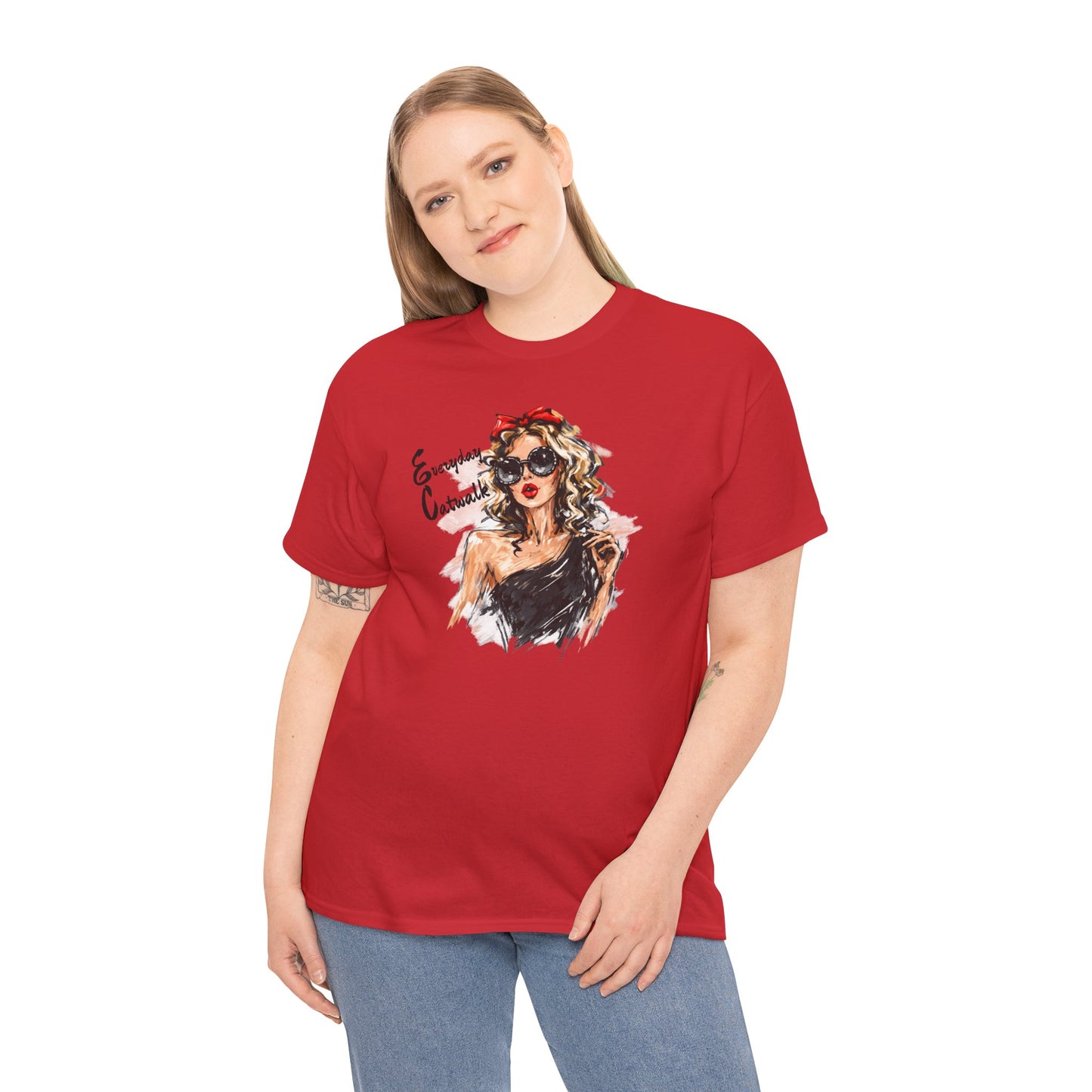 Fashion Tee — 'Everyday Catwalk' Graphic Shirt