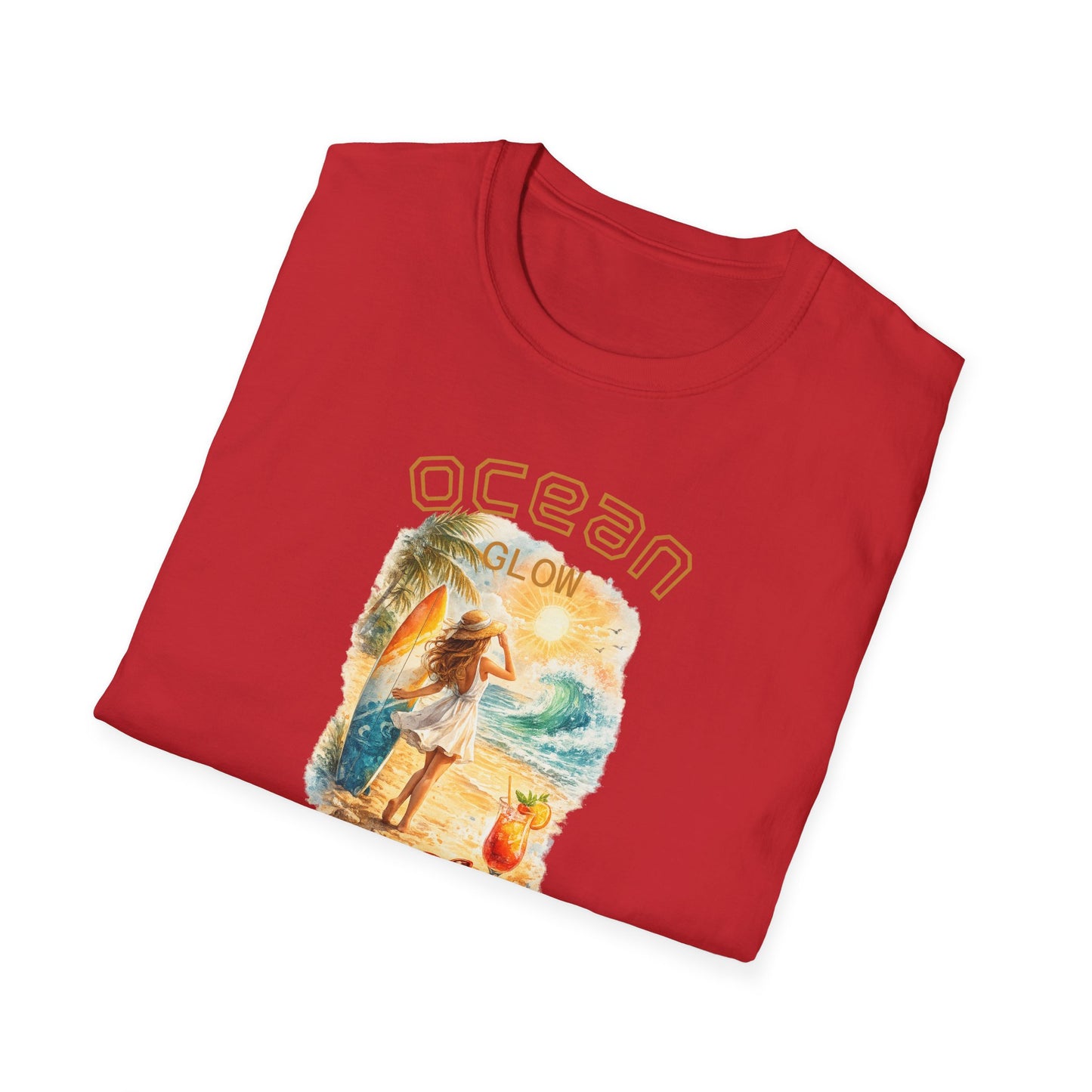 Ocean Glow T-Shirt — Luminous Coastal Graphic Tee