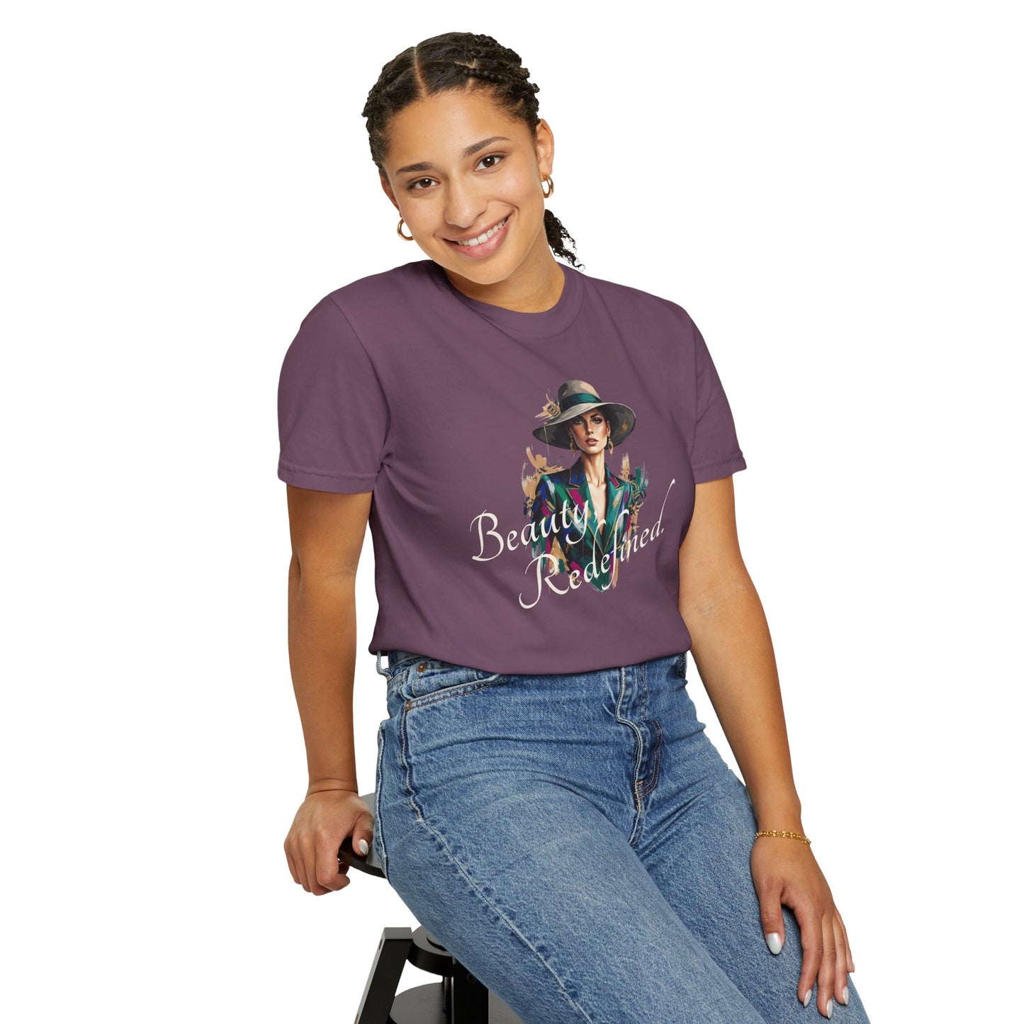 Beauty, Redefined. T-Shirt — Garment-Dyed Statement Tee
