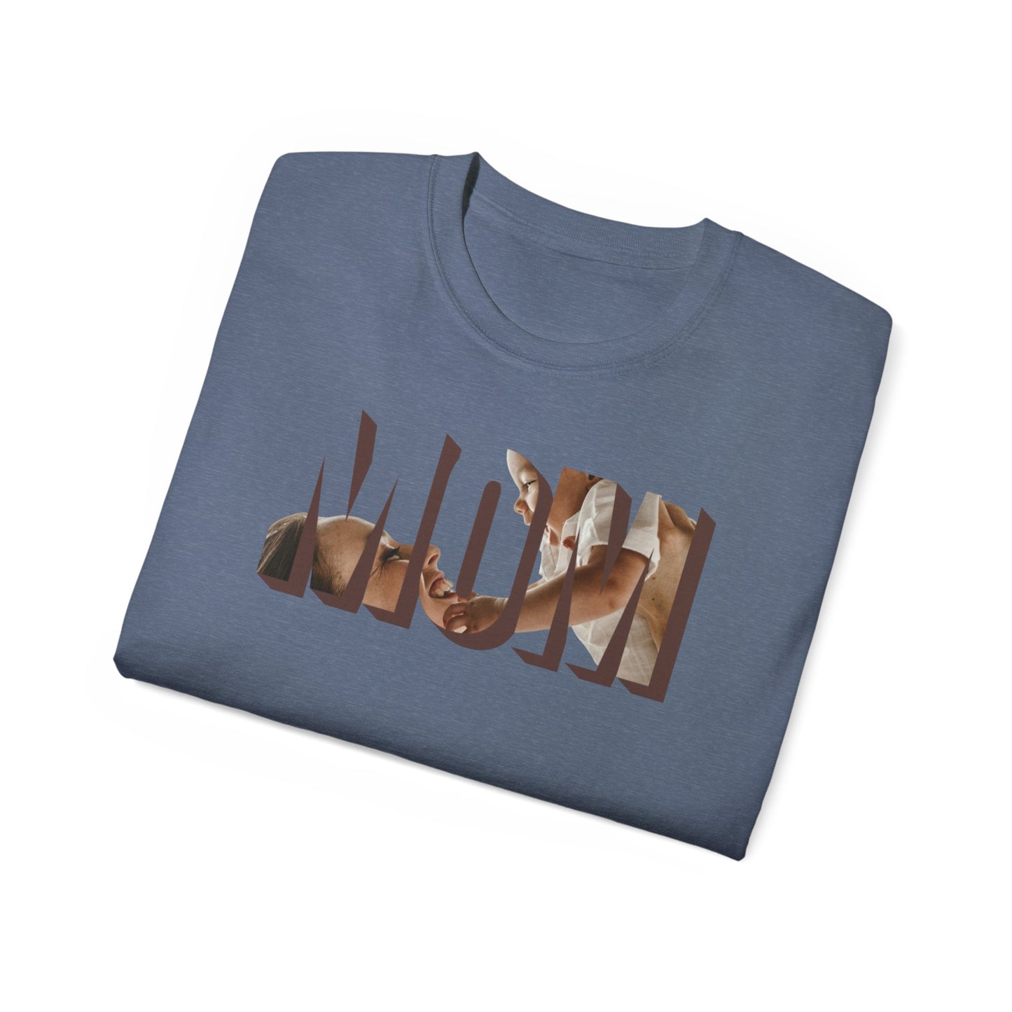 MOM Cotton Tee — Bold Mom Graphic Shirt