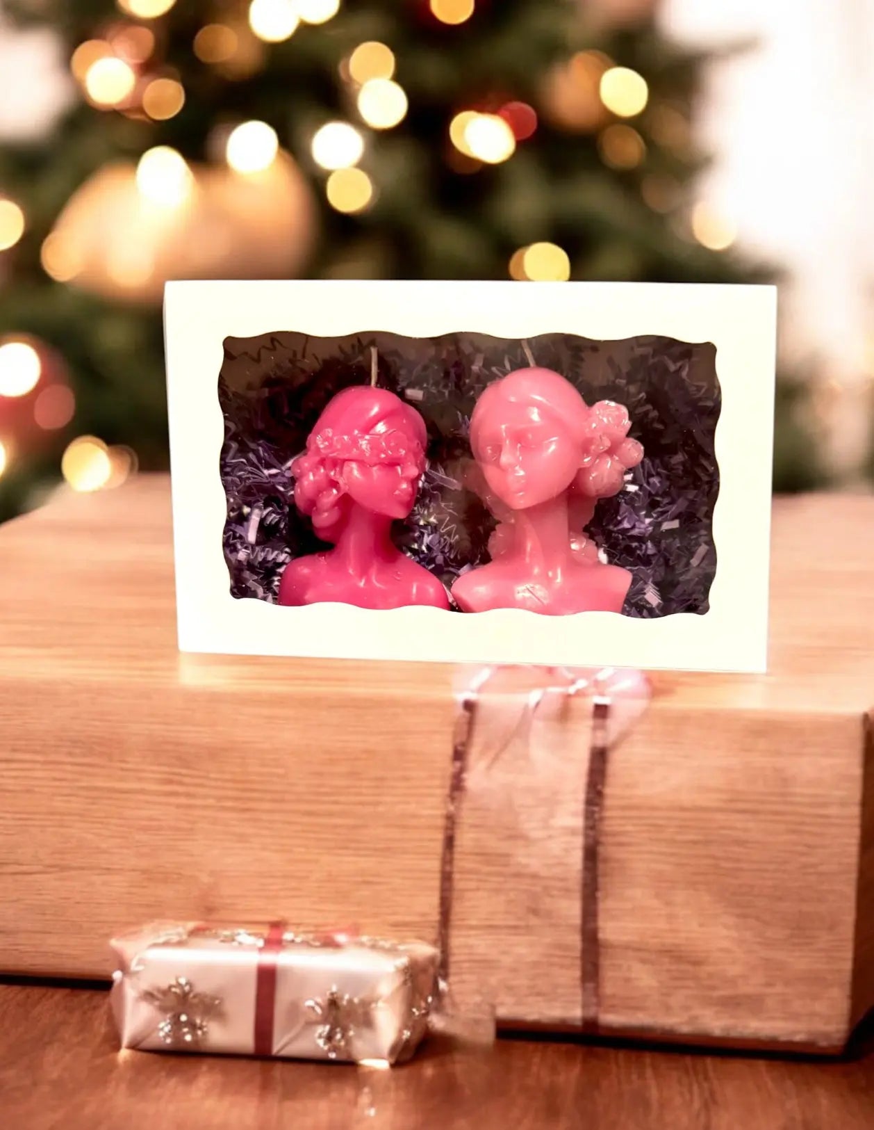 Statue Figurine Candle Box