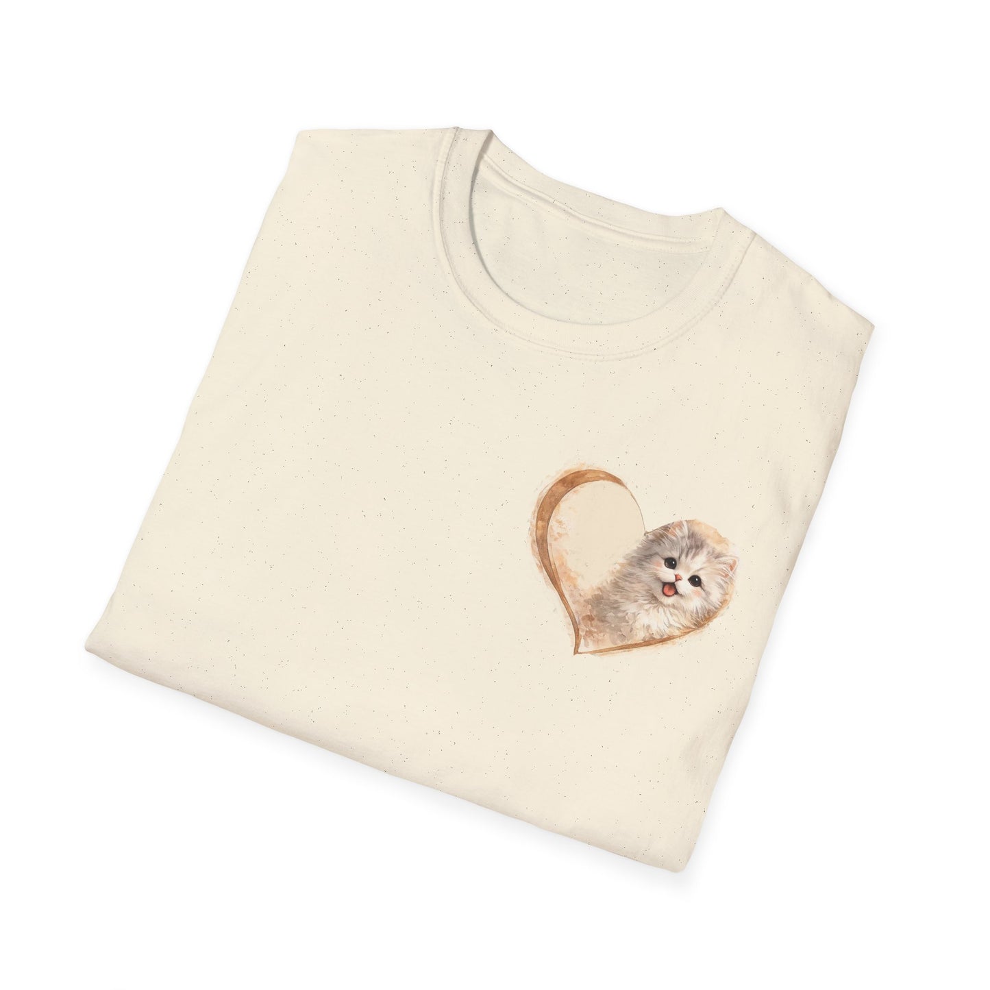 Kitty in My Heart T-Shirt — Cute Cat Graphic Tee for Cat Lovers