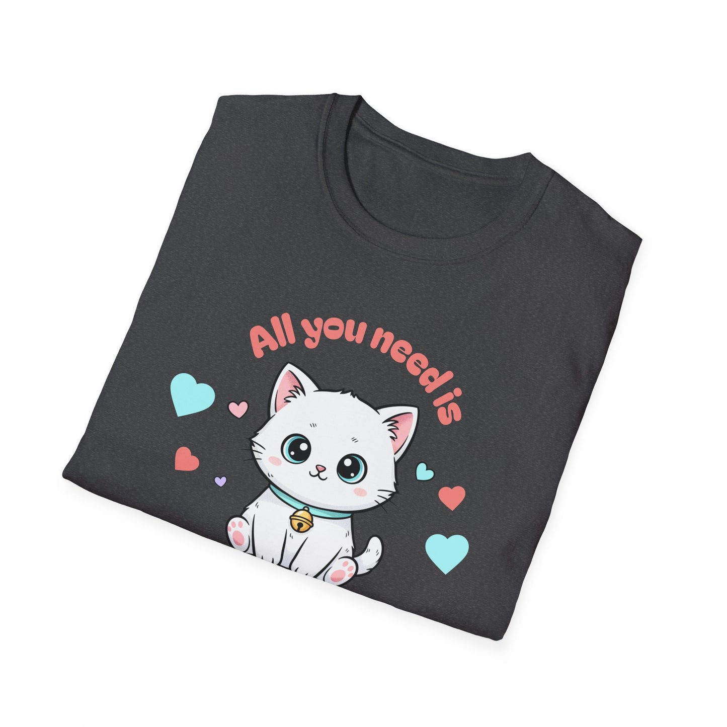Cat 'All You Need Is Love' T-Shirt