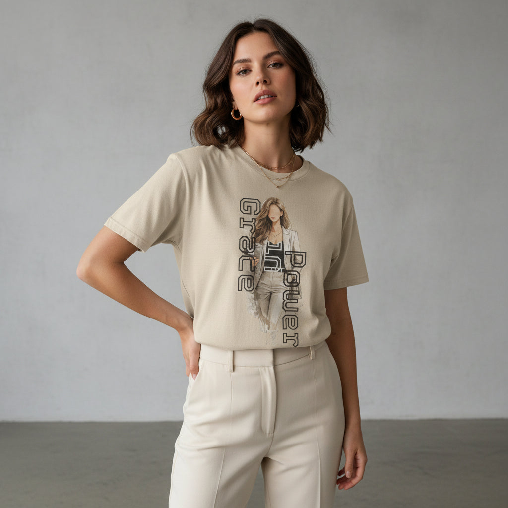 Grace in Power T‑Shirt —  Vintage Graphic Tee
