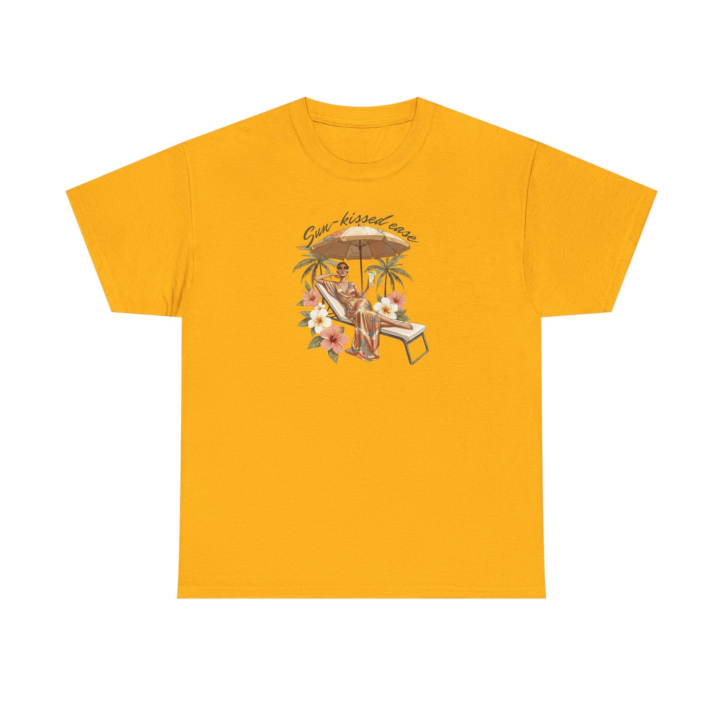 Sun-Kissed Ease Tee — Relaxed Summer Graphic T-Shirt