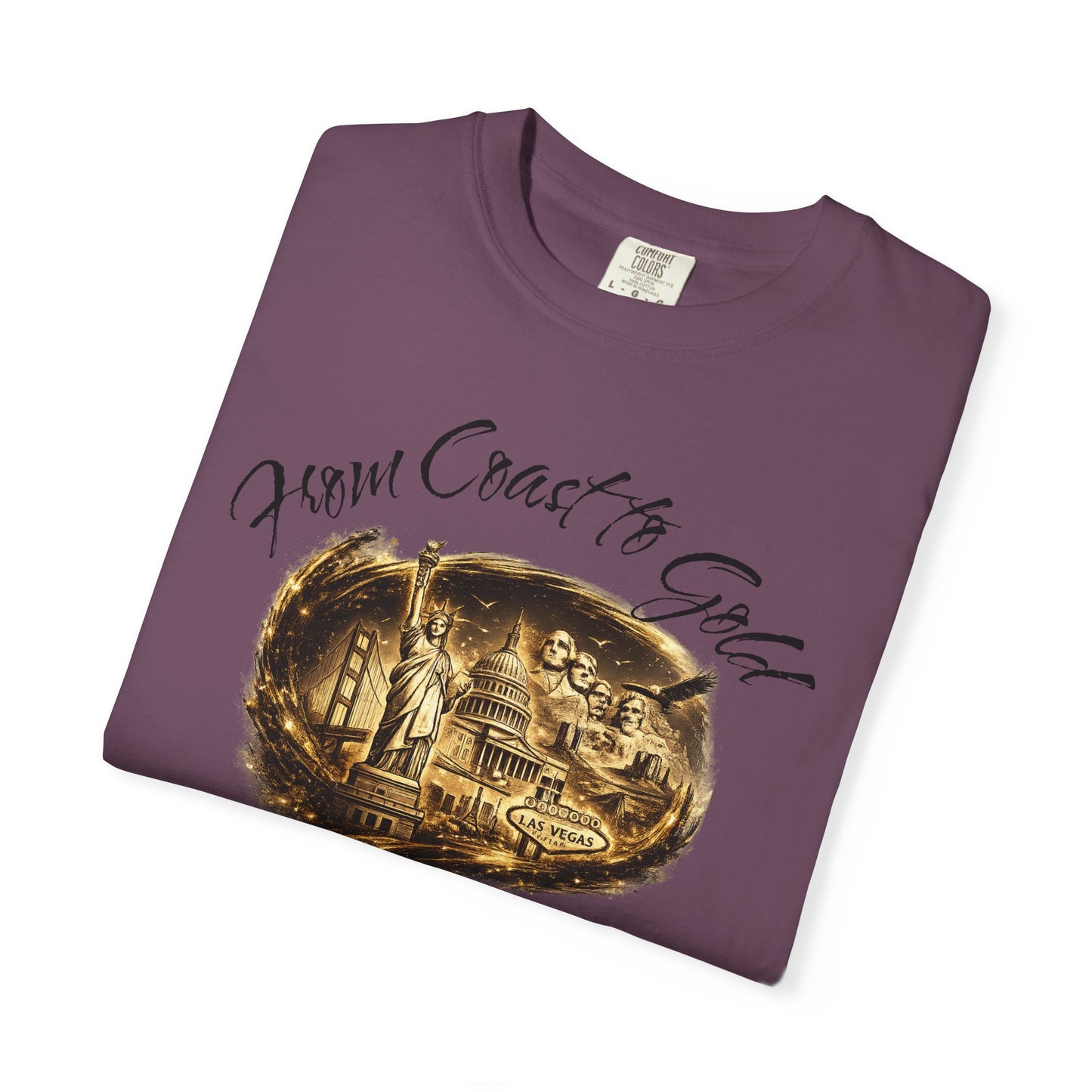 T-Shirt — 'From Coast to Cackle' Vintage Beach Scene Graphic Tee