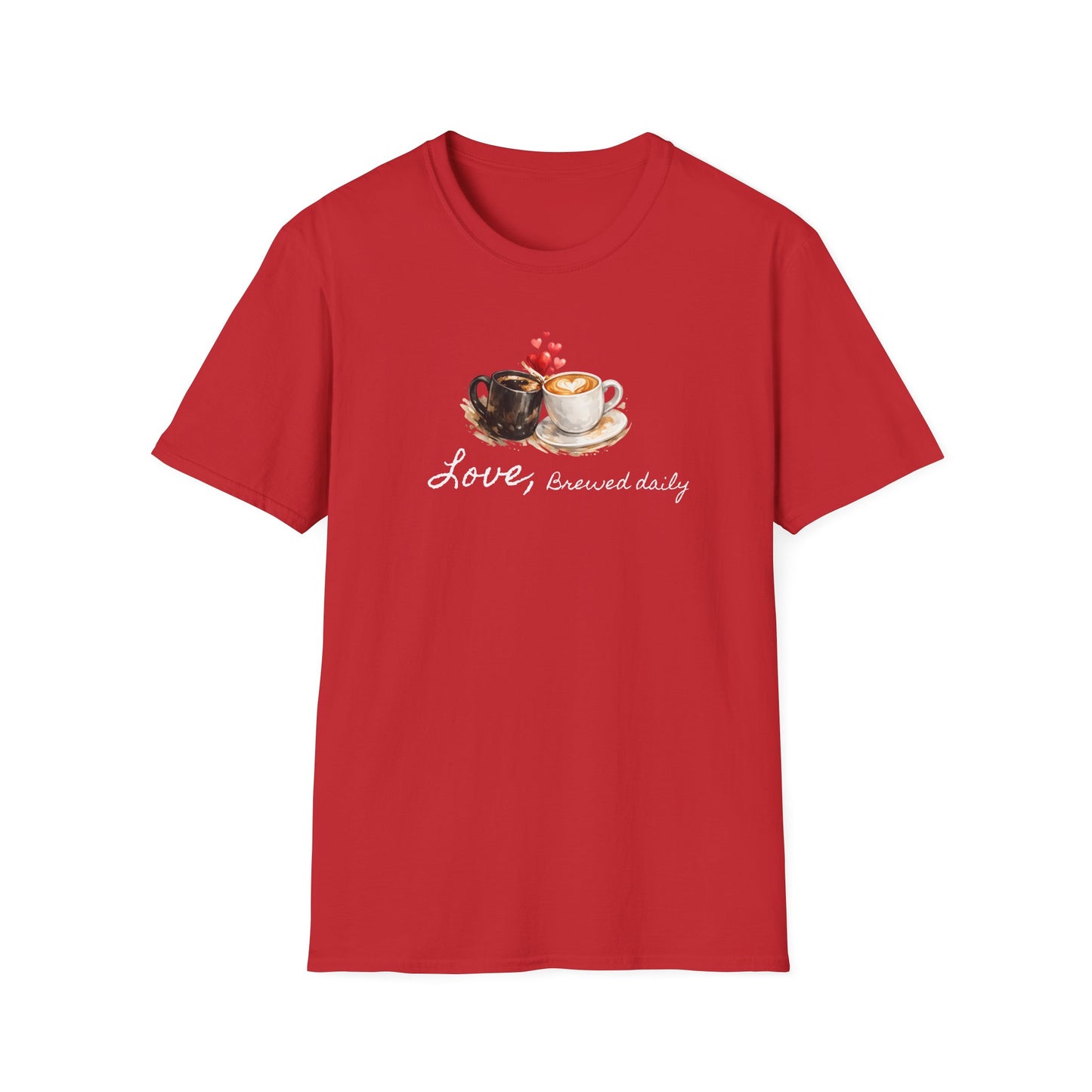 Love Brewed Daily" T-Shirt — Coffee Lover Tee