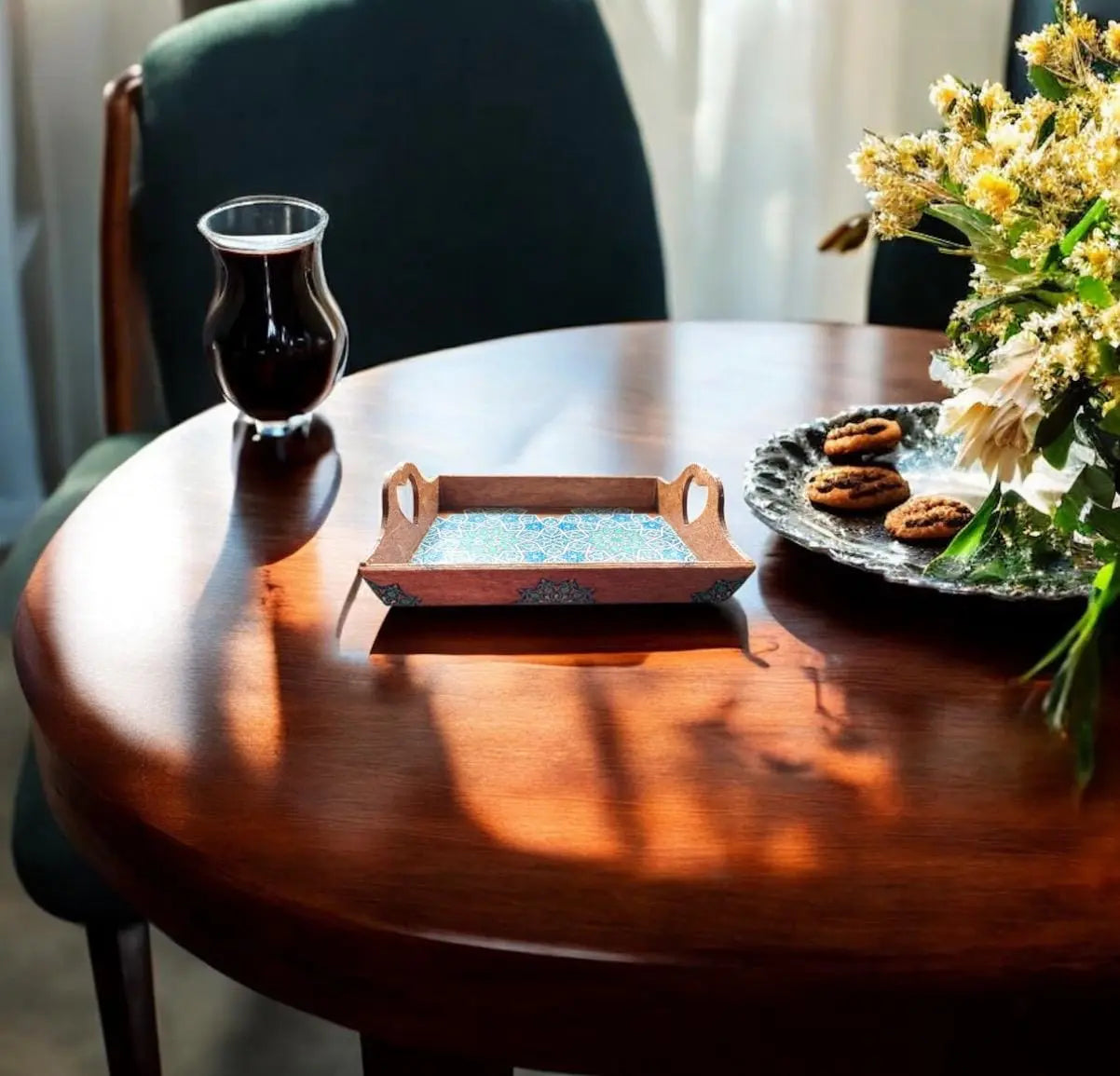 Wood Epoxy Resin Serving Tray - MehrArt collections