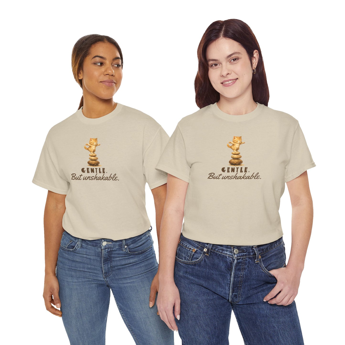 Gentle But Unshakable T-Shirt — Inspirational Quote Tee