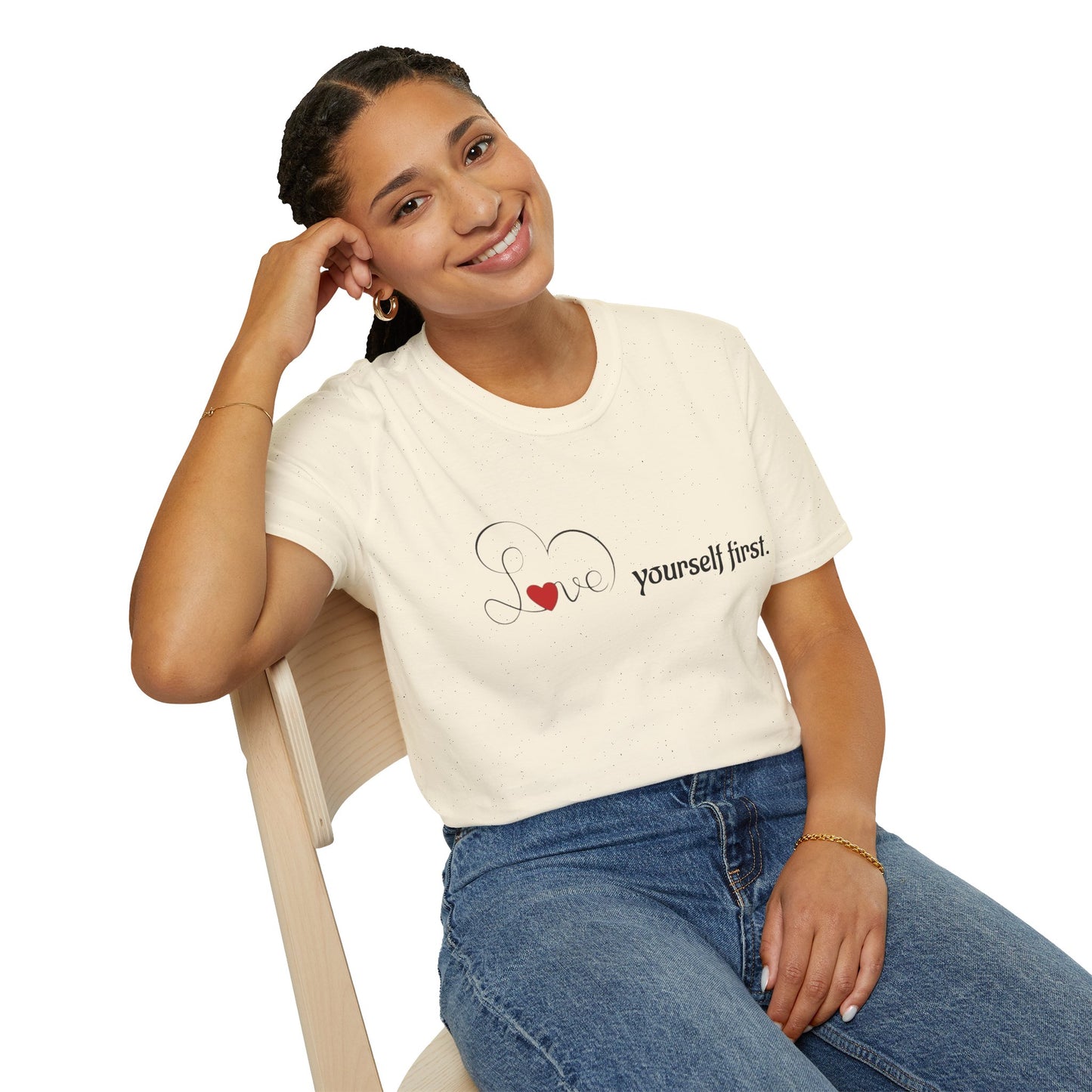 Love Yourself First T-Shirt - Self-Care Graphic Tee