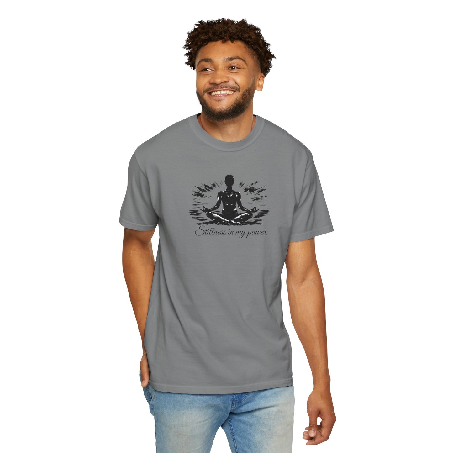 Stillness In My Power T-Shirt — Mindful Meditation Tee