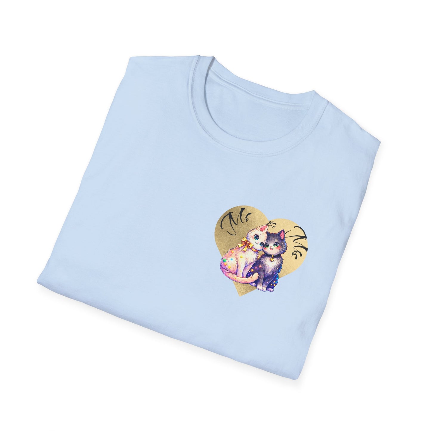 Heart Paw Print T-Shirt — Cute Cat & Dog Love Graphic Tee