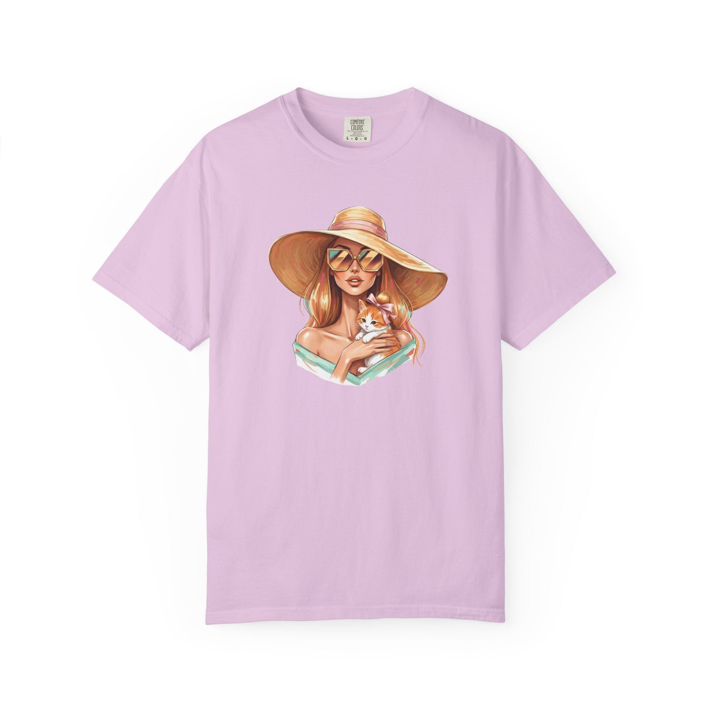 Fashion Icon Hugging Cat T-Shirt