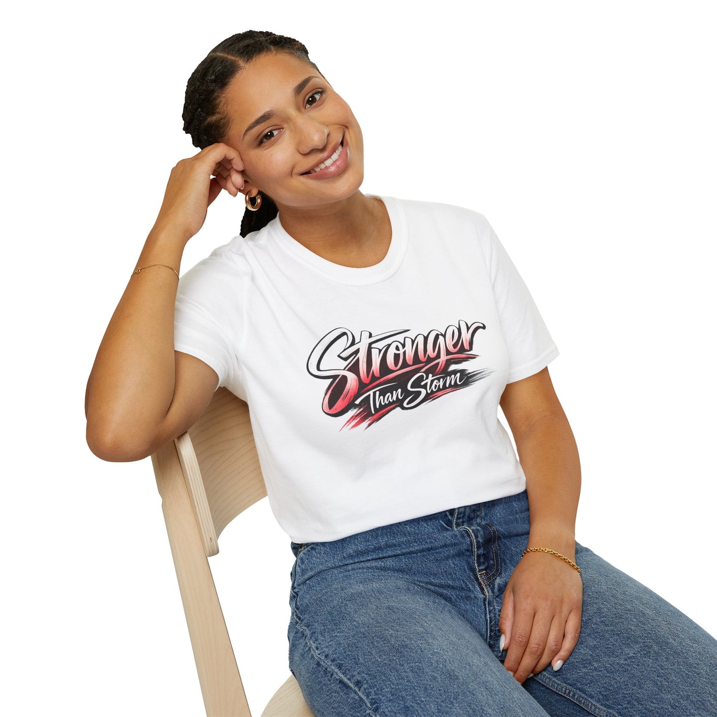 Stronger Than Storm T-Shirt — Inspirational Graphic Tee