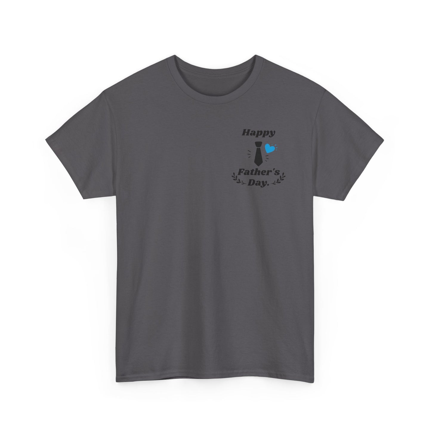 Father’s Day Tee - Happy Father’s Day Tie & Hearts Design