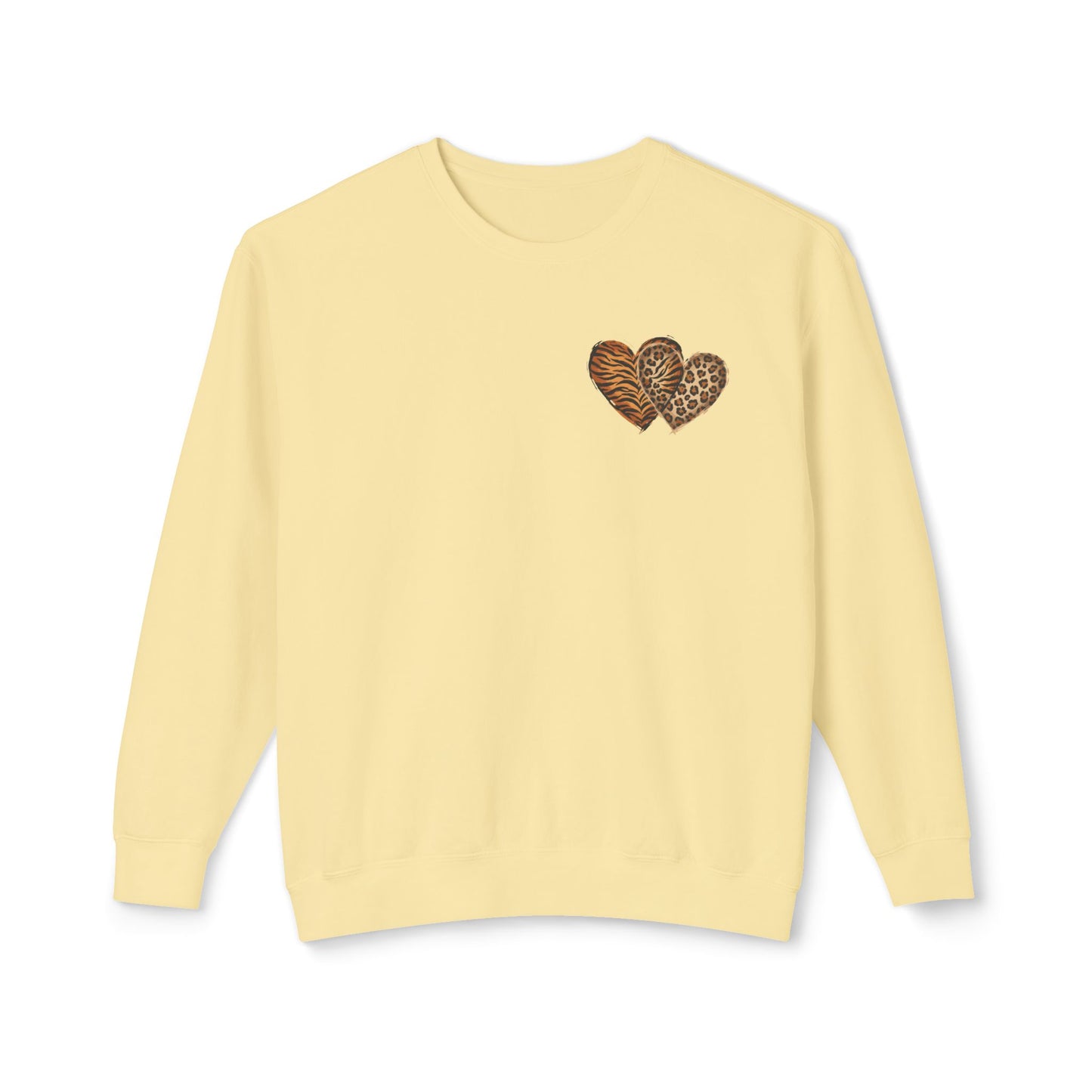 Leopard Heart Crewneck Sweatshirt