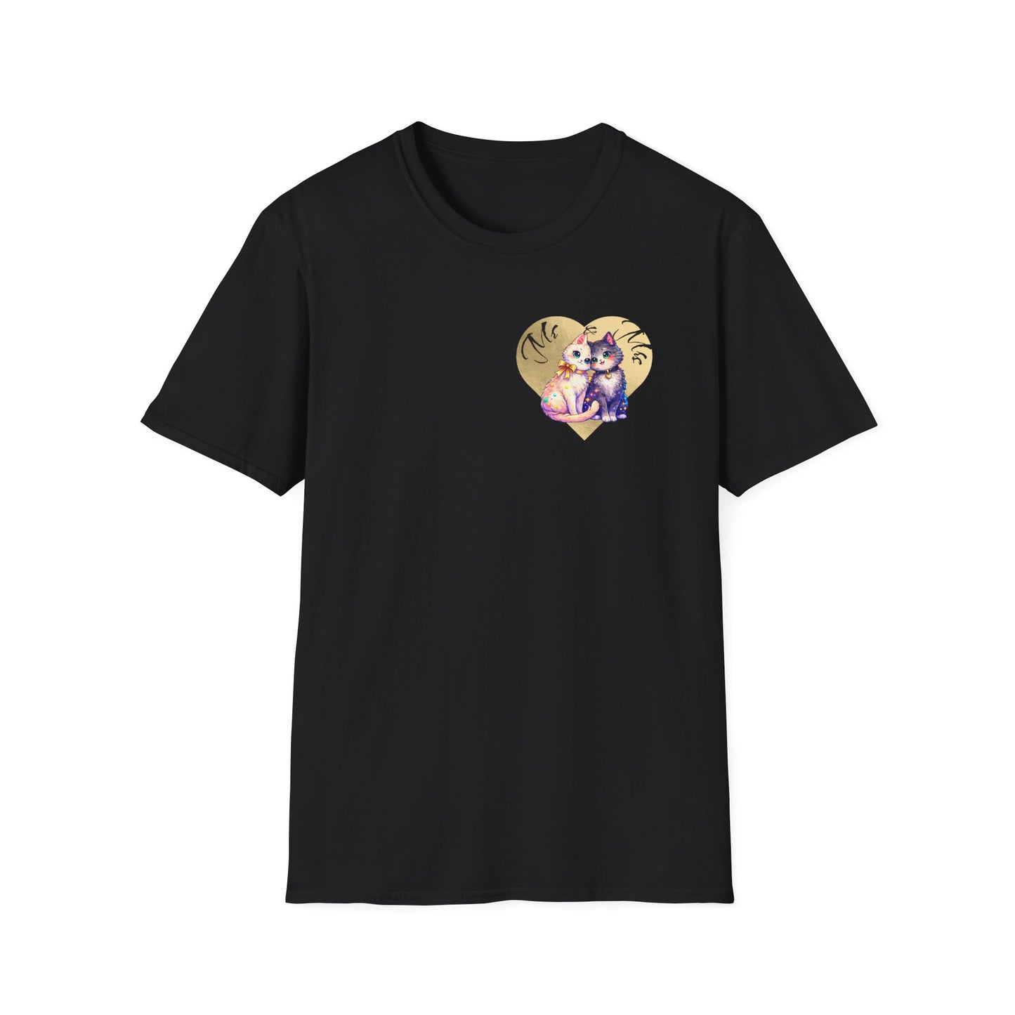 Heart Paw Print T-Shirt — Cute Cat & Dog Love Graphic Tee