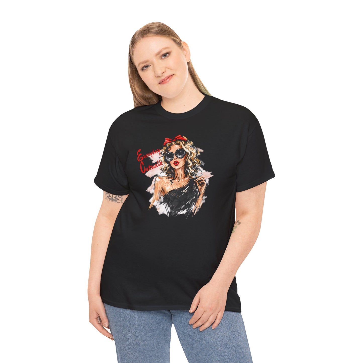 Fashion Tee — 'Everyday Catwalk' Graphic Shirt
