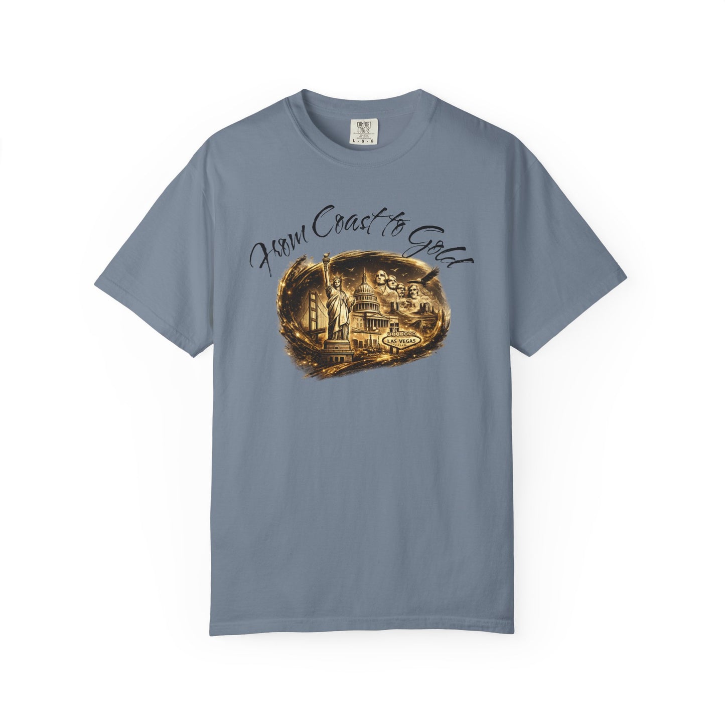 T-Shirt — 'From Coast to Cackle' Vintage Beach Scene Graphic Tee
