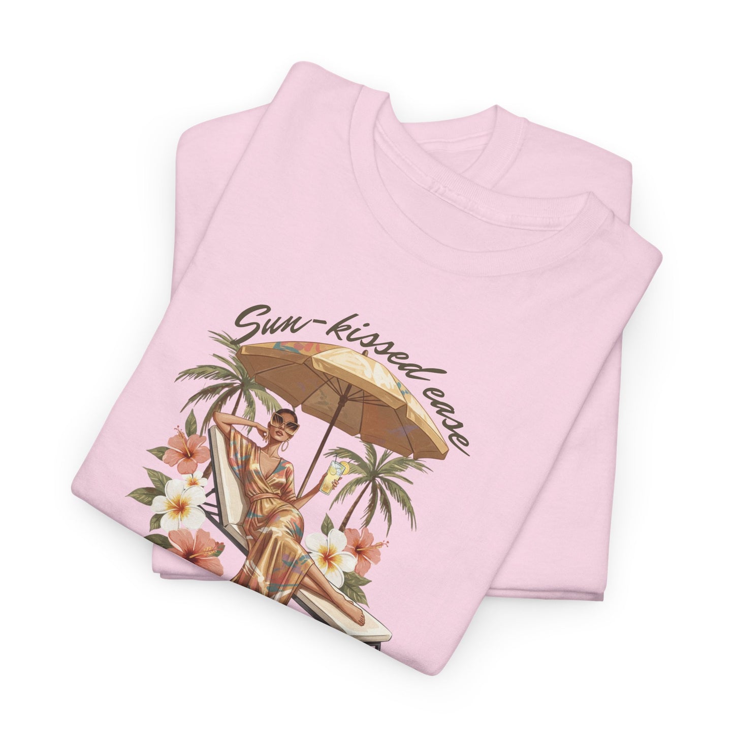 Sun-Kissed Ease Tee — Relaxed Summer Graphic T-Shirt