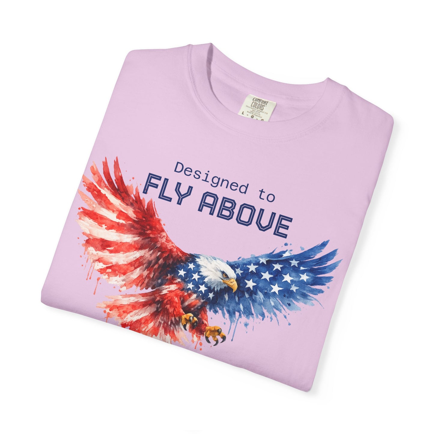 American Eagle Flag T-Shirt — Patriotic Bald Eagle Design