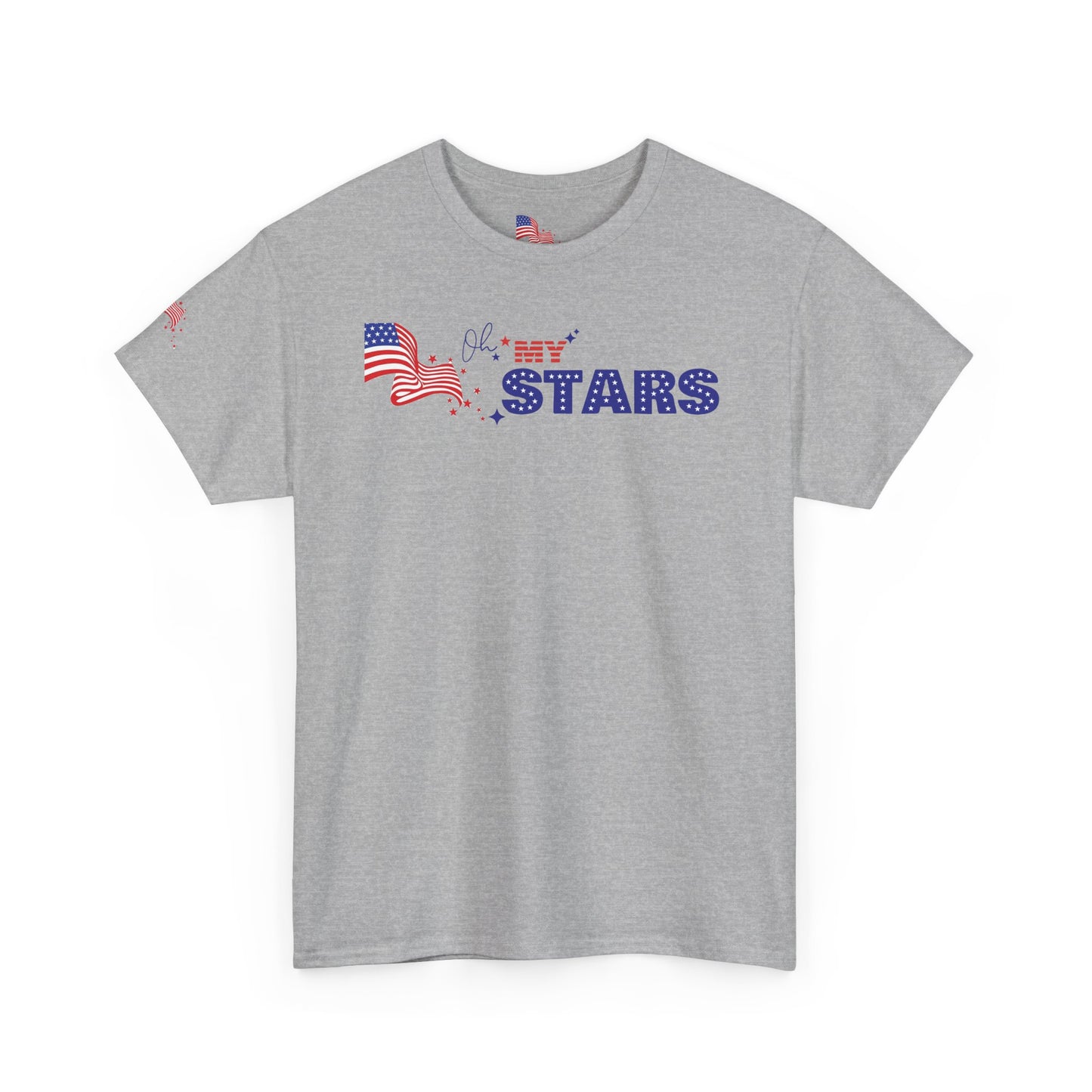 Patriotic Stars T-Shirt — American Flag Star Graphic Tee