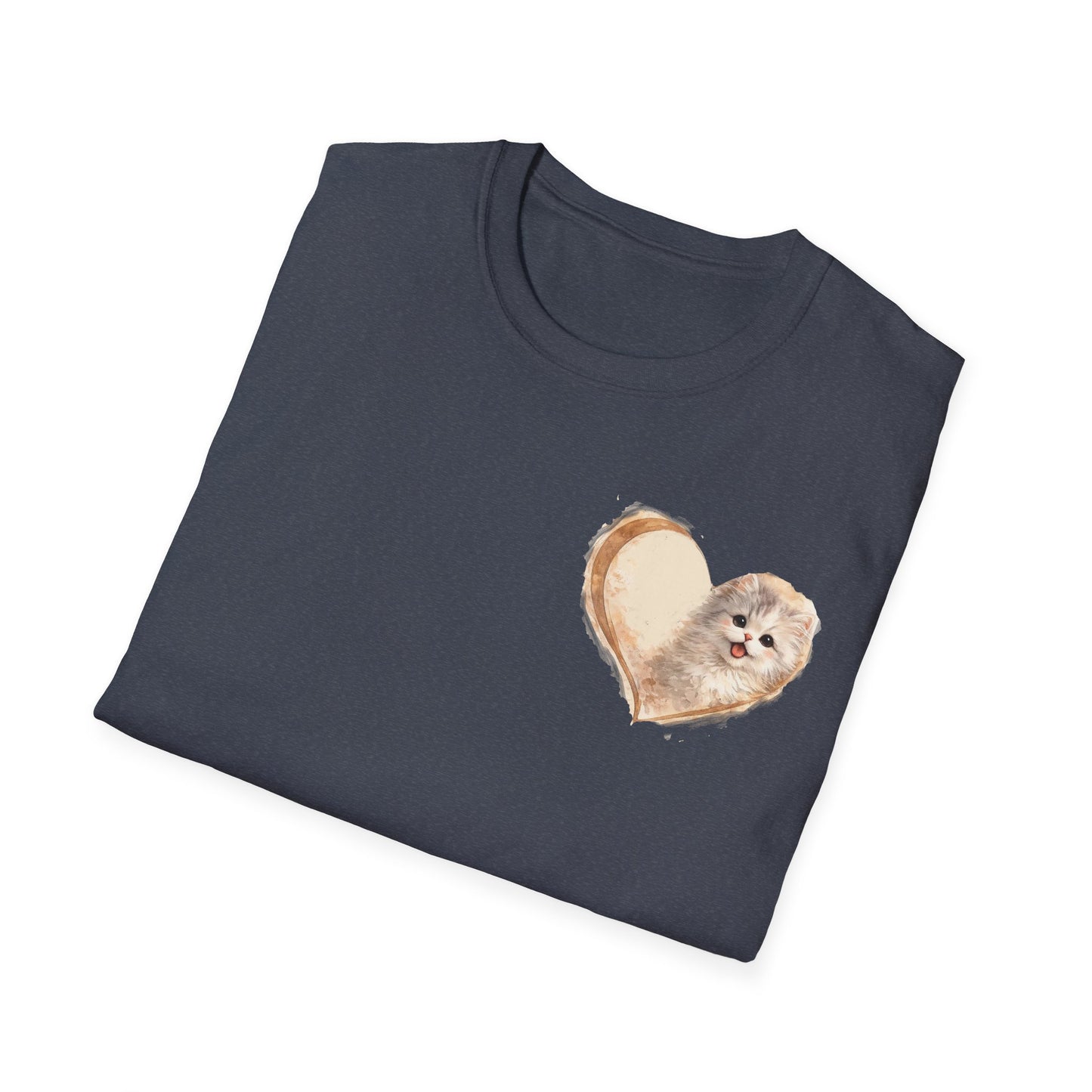 Kitty in My Heart T-Shirt — Cute Cat Graphic Tee for Cat Lovers