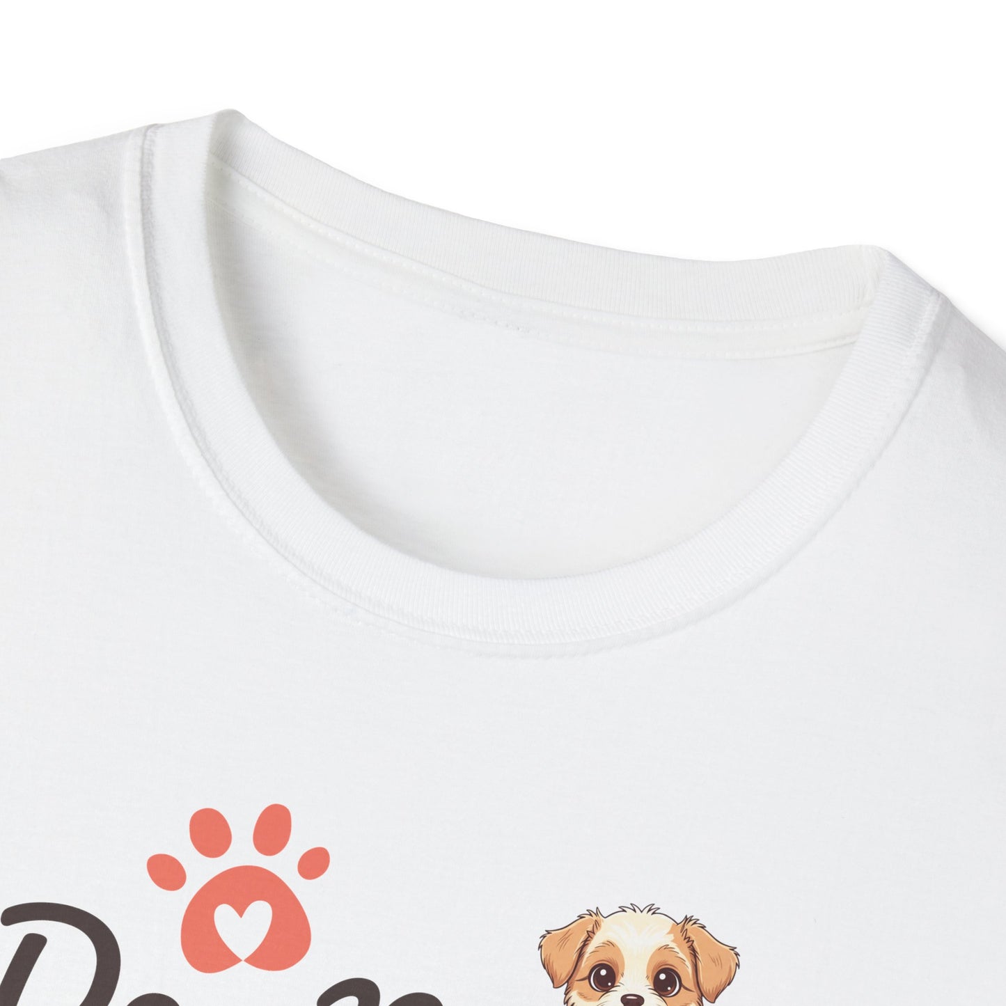 Dog Mom T-Shirt — Cute Paw Print & Puppy Graphic Tee for Dog Lovers