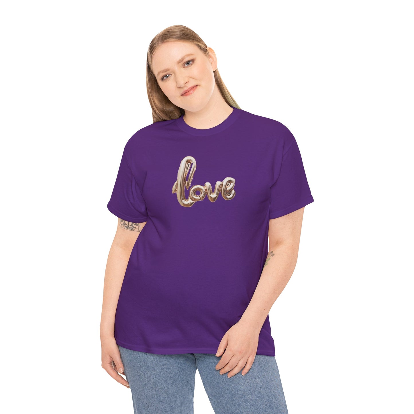 Love Graphic T-Shirt — Minimal Heart Script Tee