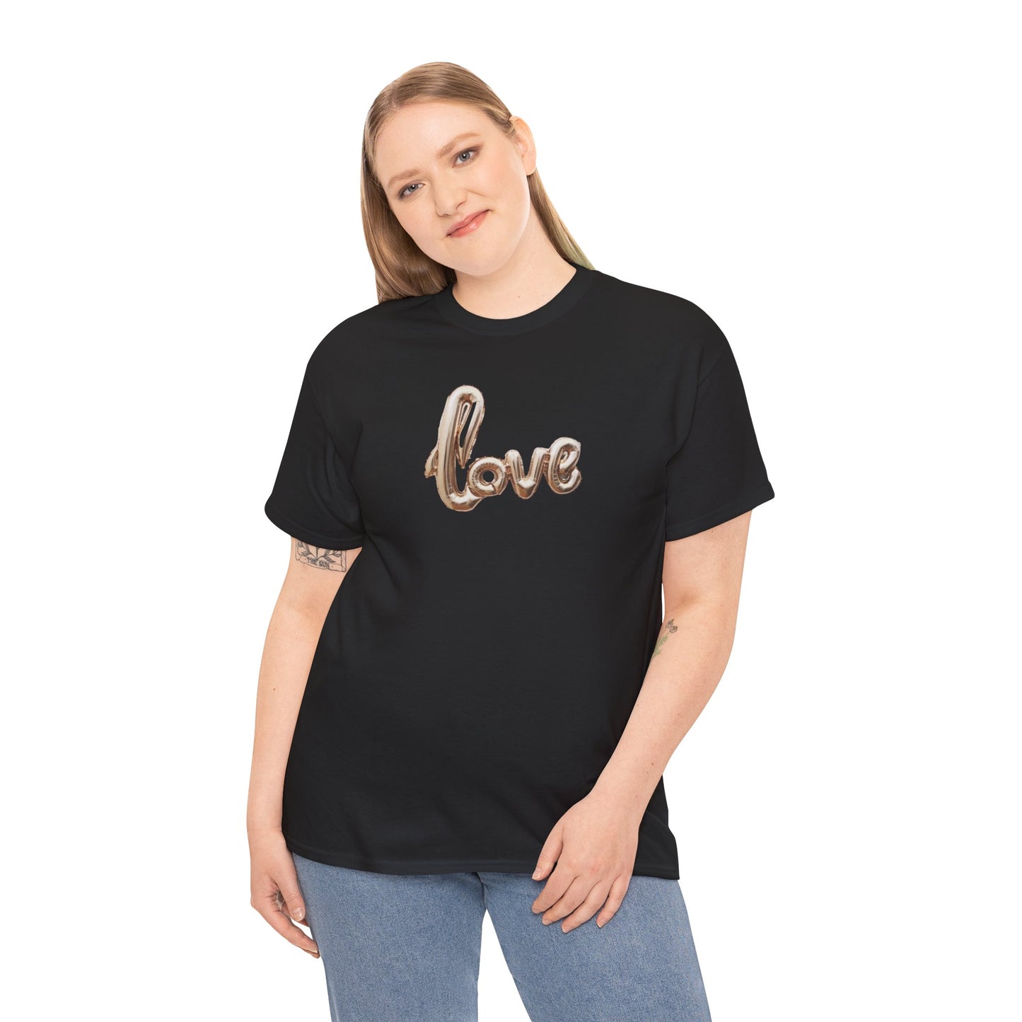 Love Graphic T-Shirt — Minimal Heart Script Tee