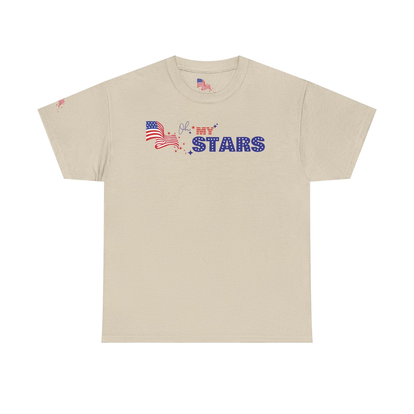 Patriotic Stars T-Shirt — American Flag Star Graphic Tee