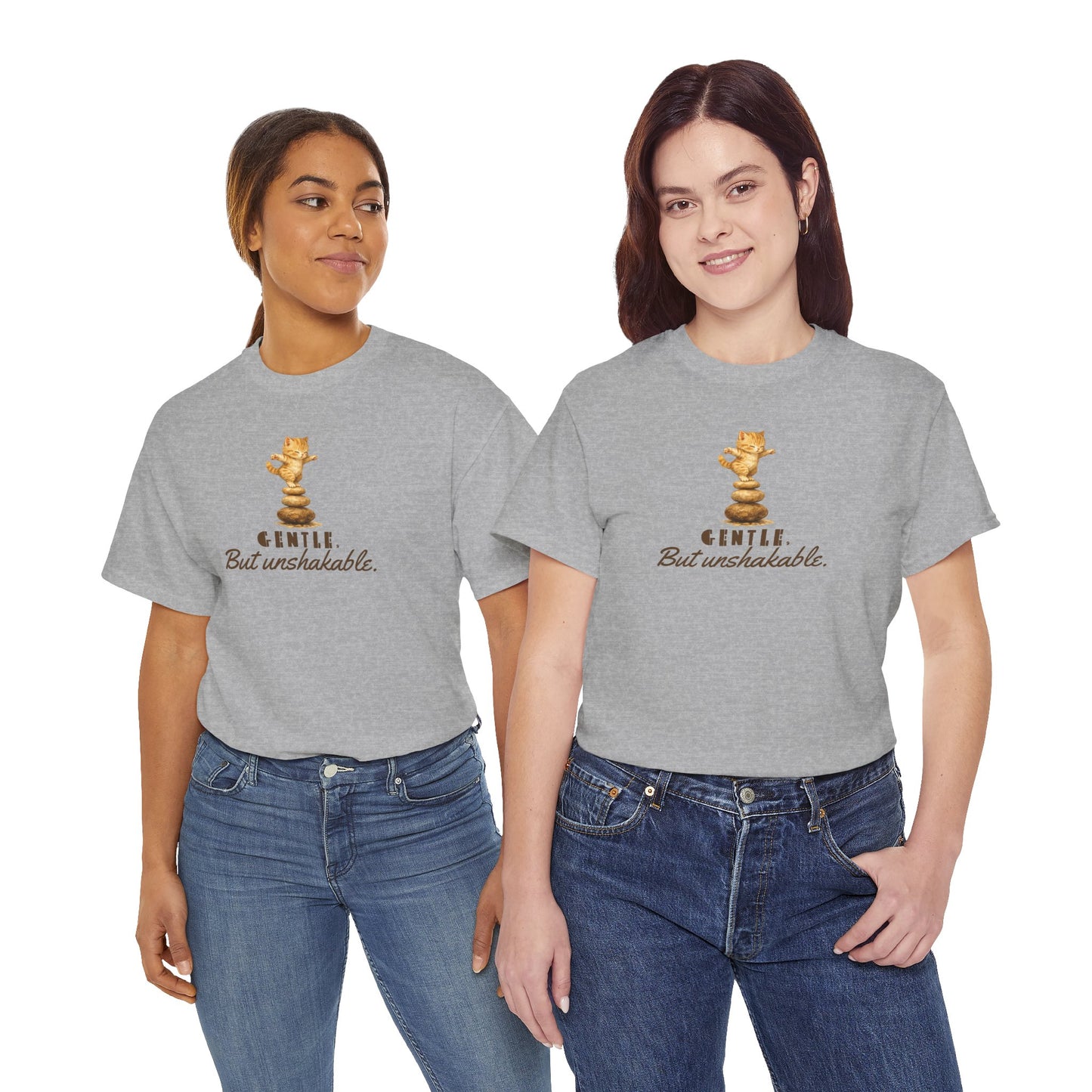Gentle But Unshakable T-Shirt — Inspirational Quote Tee