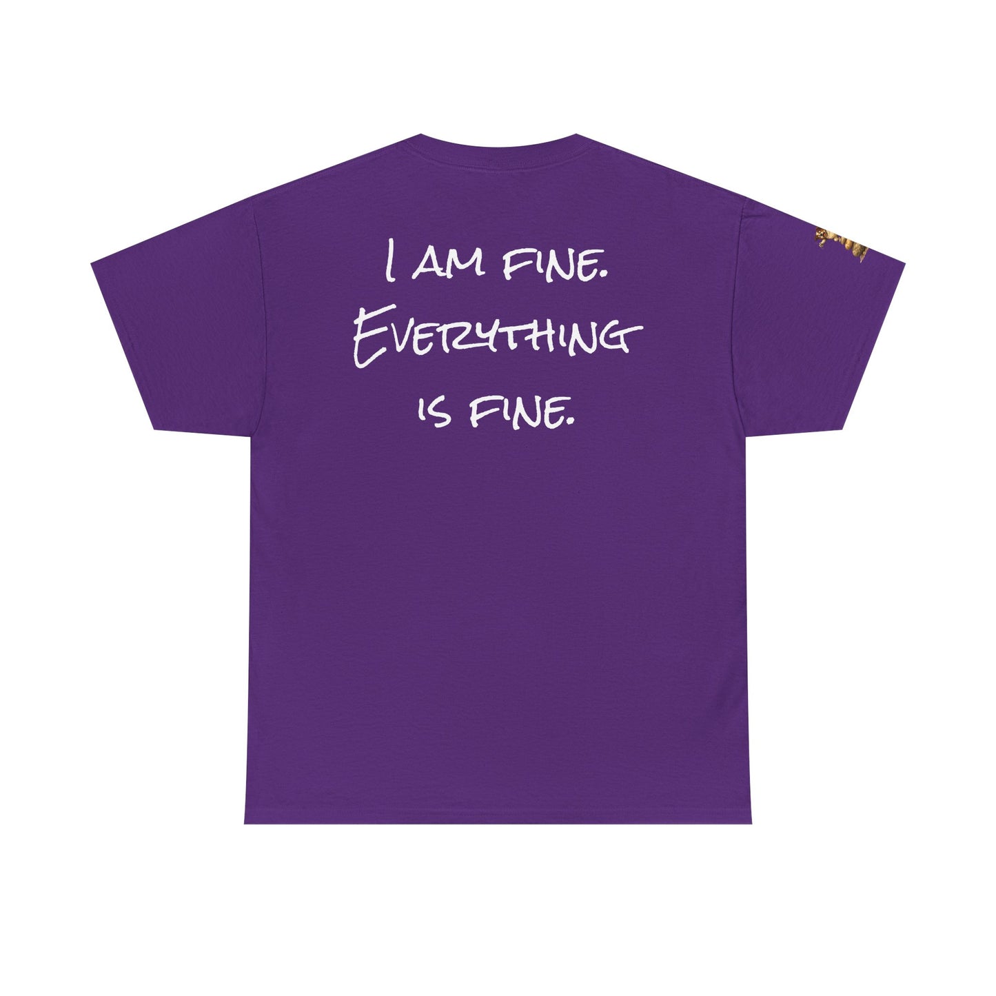 I Am Fine Everything Is Fine T-Shirt — Funny Dog Balancing Graphic Tee