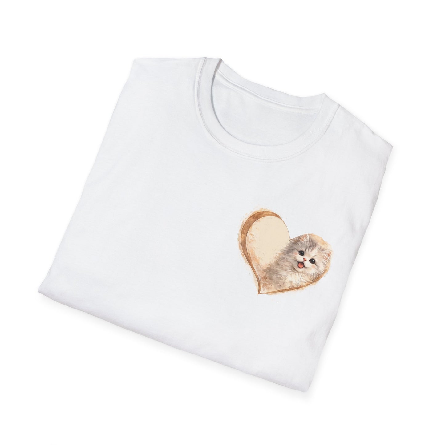 Kitty in My Heart T-Shirt — Cute Cat Graphic Tee for Cat Lovers
