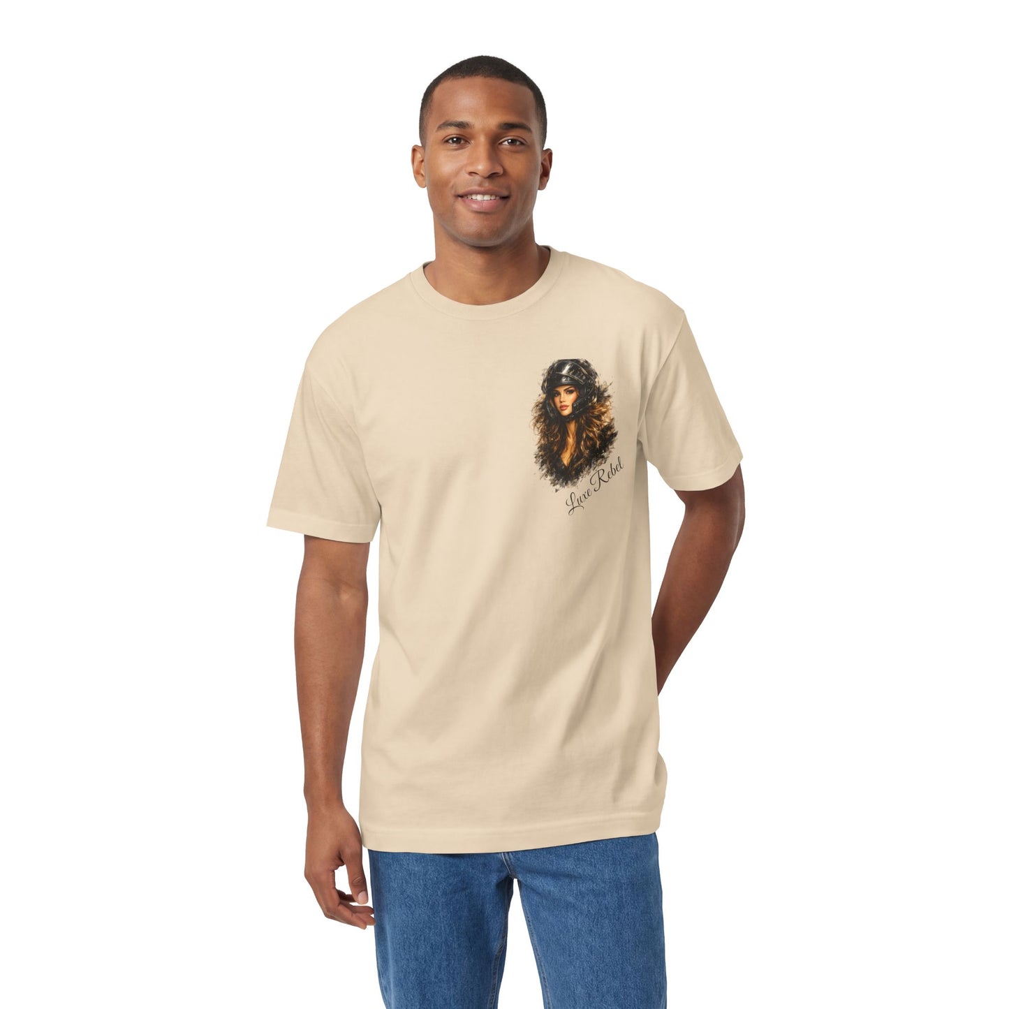 Luxe Rebel Tee — "Elegance at Full Speed"