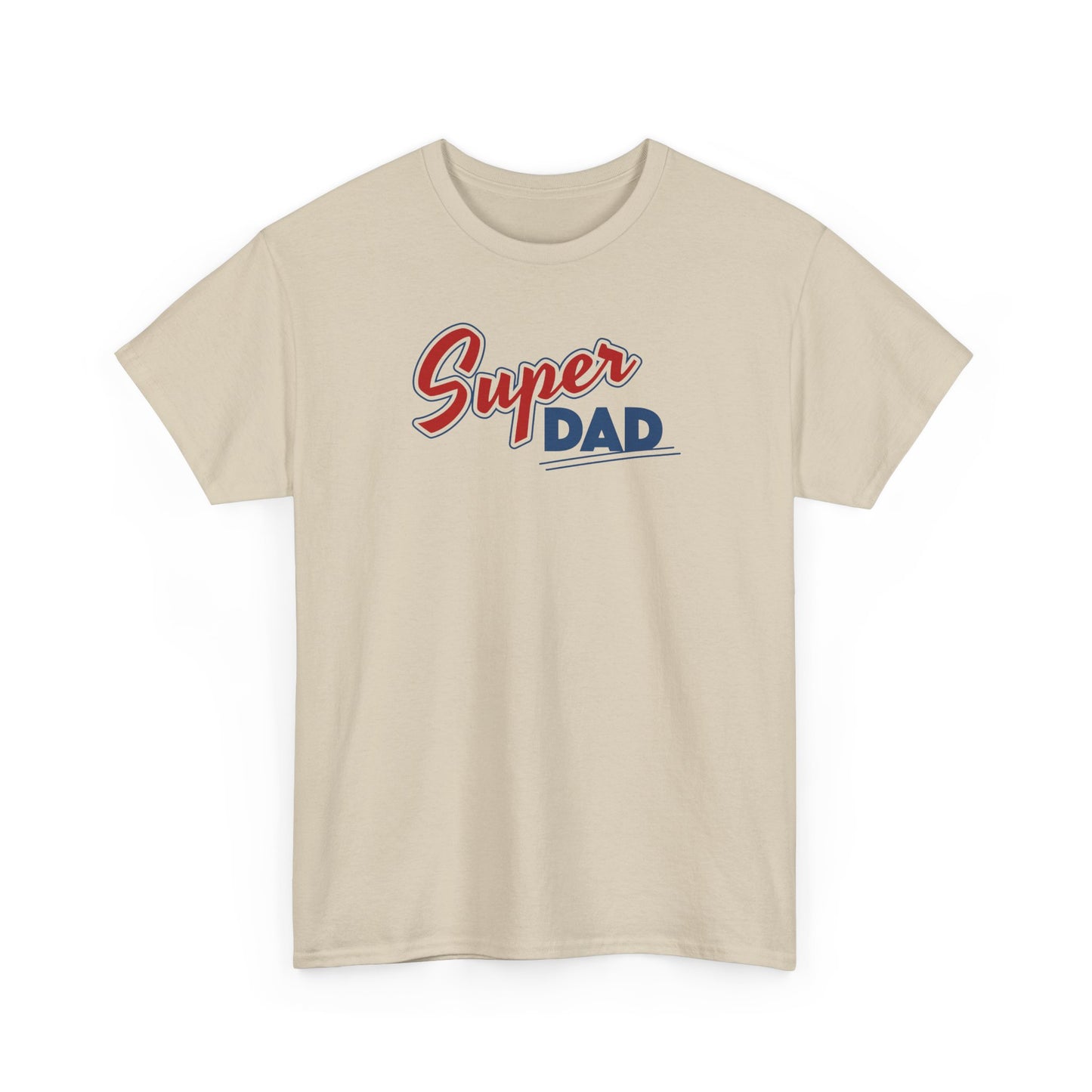Super Dad T-Shirt — Retro Script Fathers Day Tee