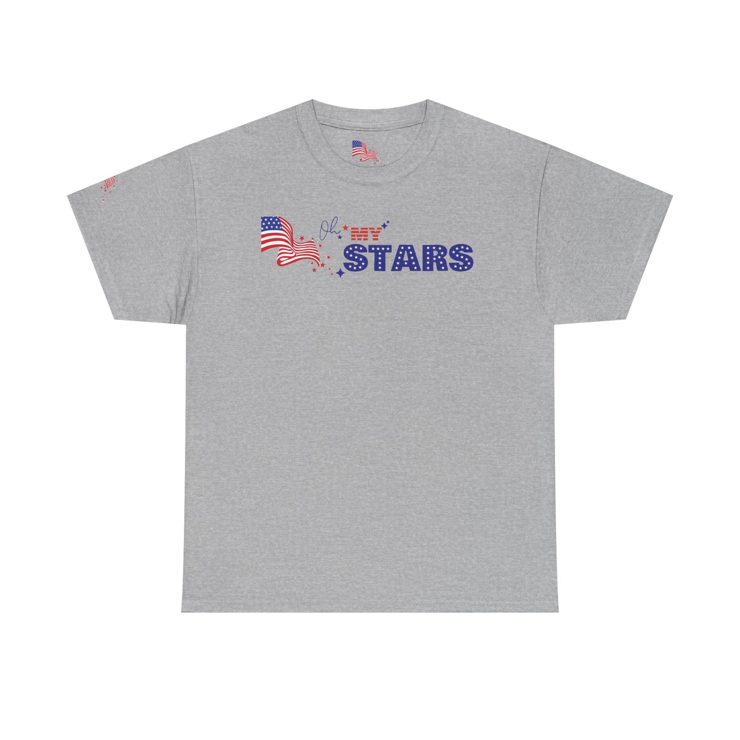 Patriotic Stars T-Shirt — American Flag Star Graphic Tee