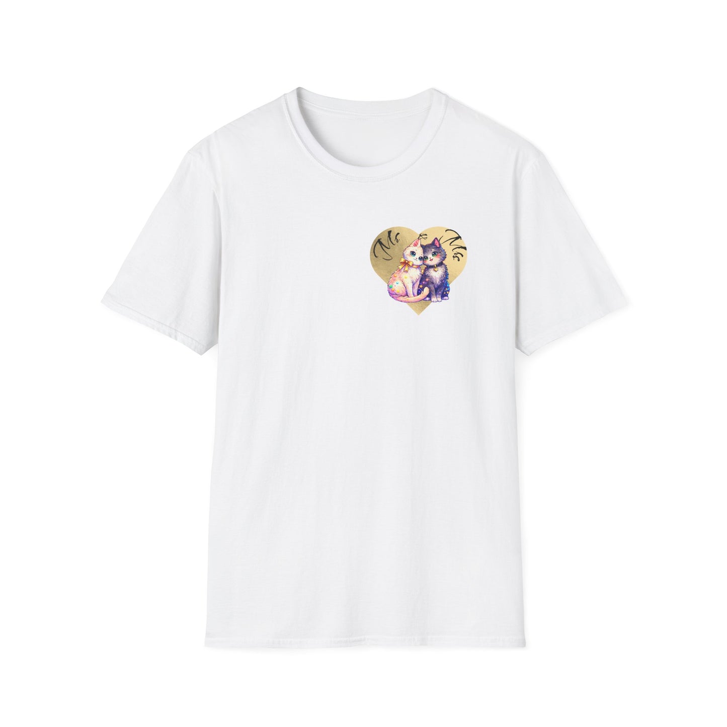Heart Paw Print T-Shirt — Cute Cat & Dog Love Graphic Tee