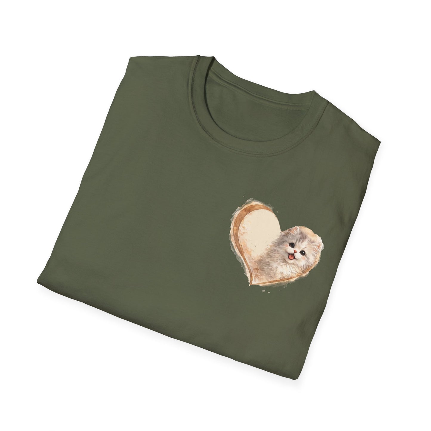 Kitty in My Heart T-Shirt — Cute Cat Graphic Tee for Cat Lovers