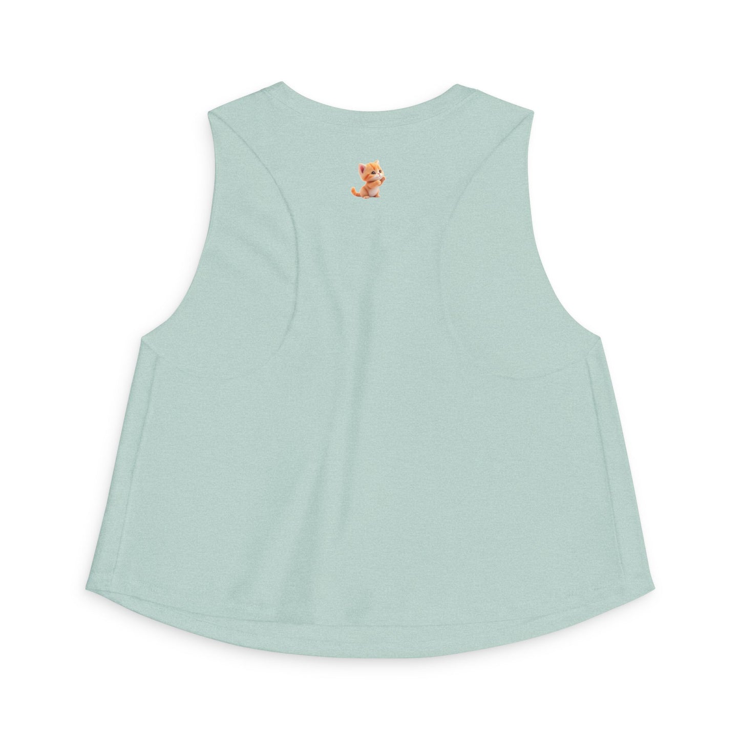 Cat Lovers Crop Top — "My Heart Has Paws" Cute Kitten Graphic