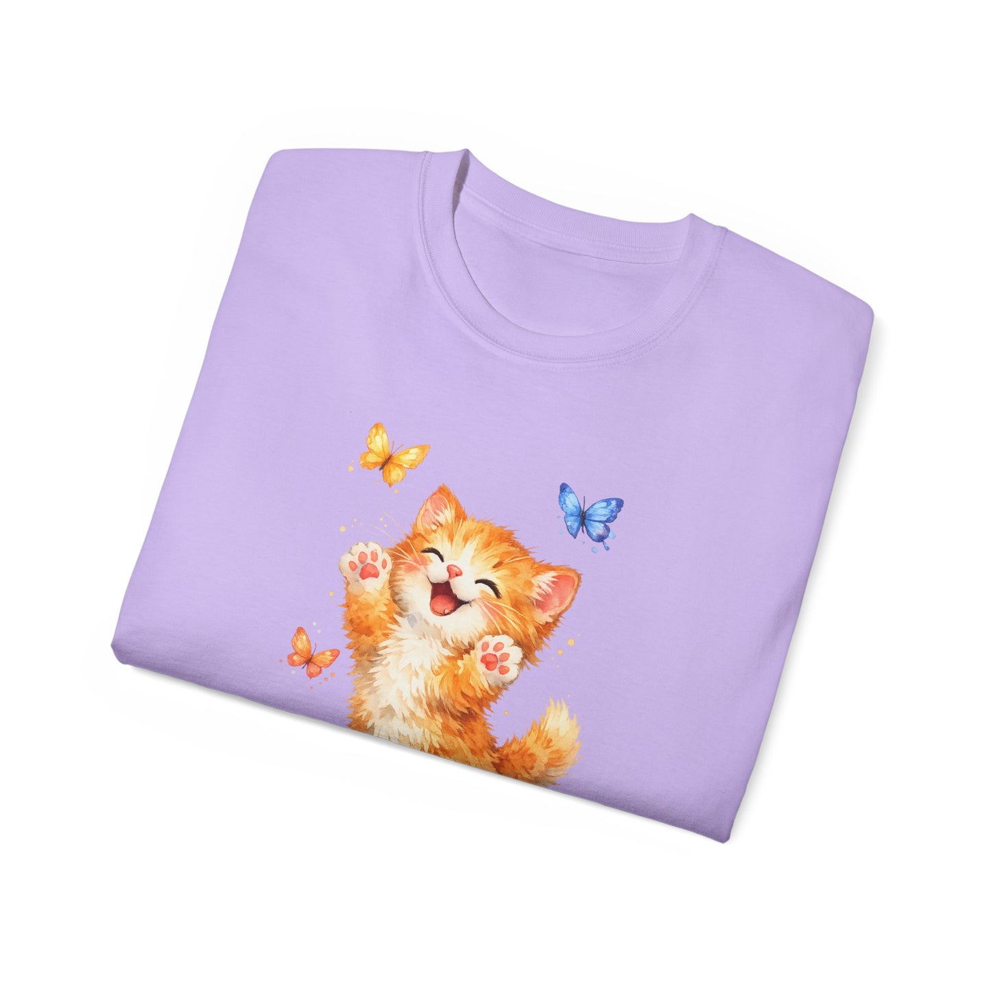 Playful Kitty T-Shirt — Cute Cat Graphic Tee