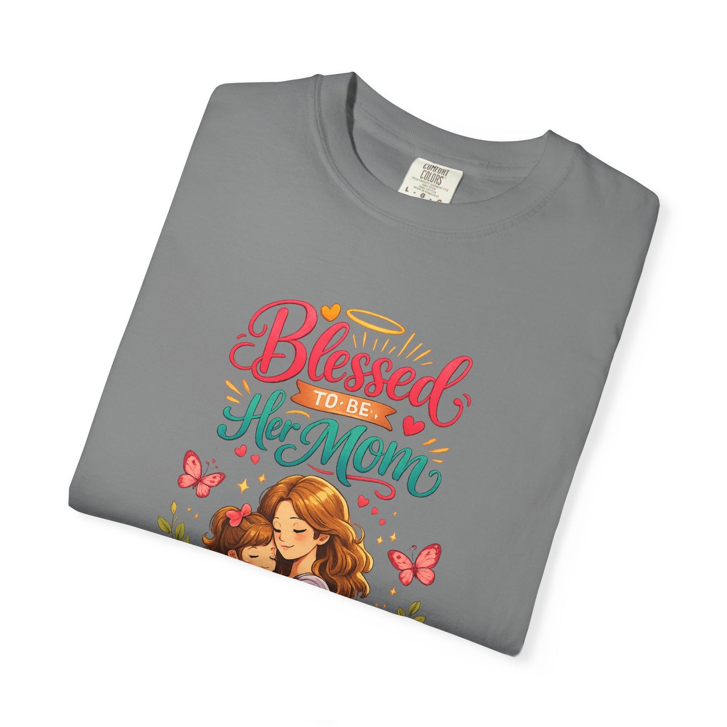 Blessed to Be Her Mom T-Shirt — Mother Daughter Floral Mother's Day Tee