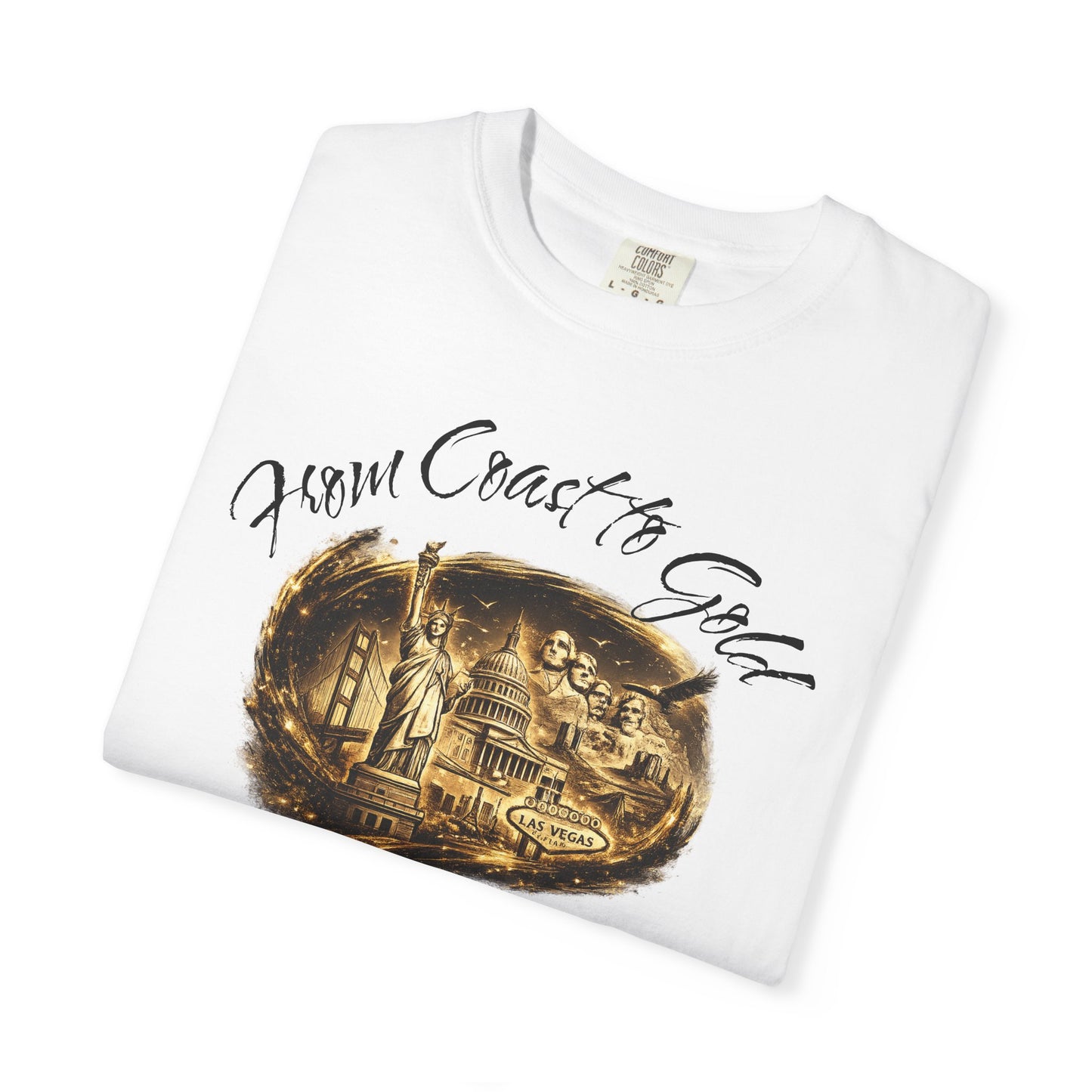 T-Shirt — 'From Coast to Cackle' Vintage Beach Scene Graphic Tee