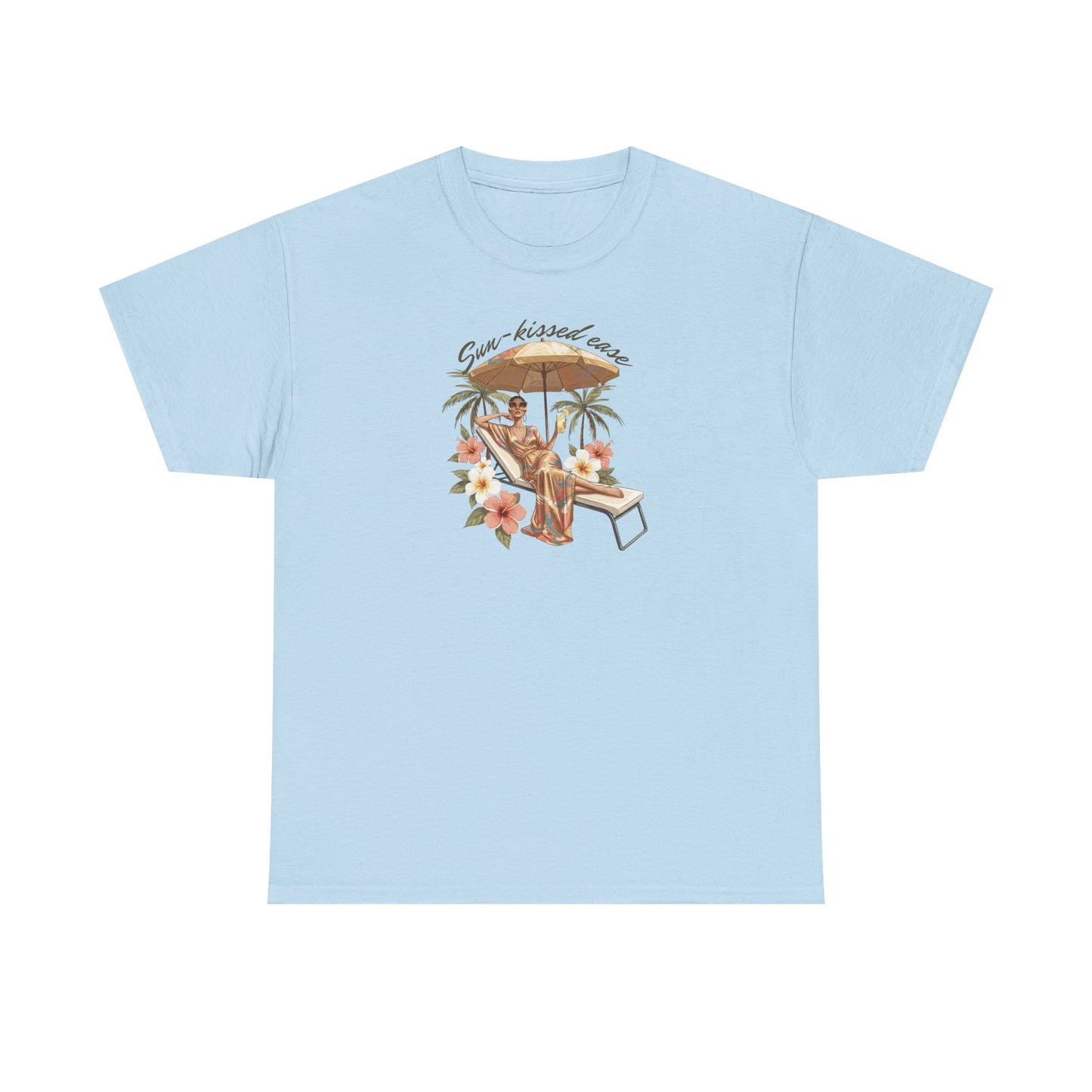 Sun-Kissed Ease Tee — Relaxed Summer Graphic T-Shirt