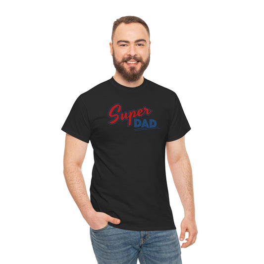 Super Dad T-Shirt — Retro Script Fathers Day Tee