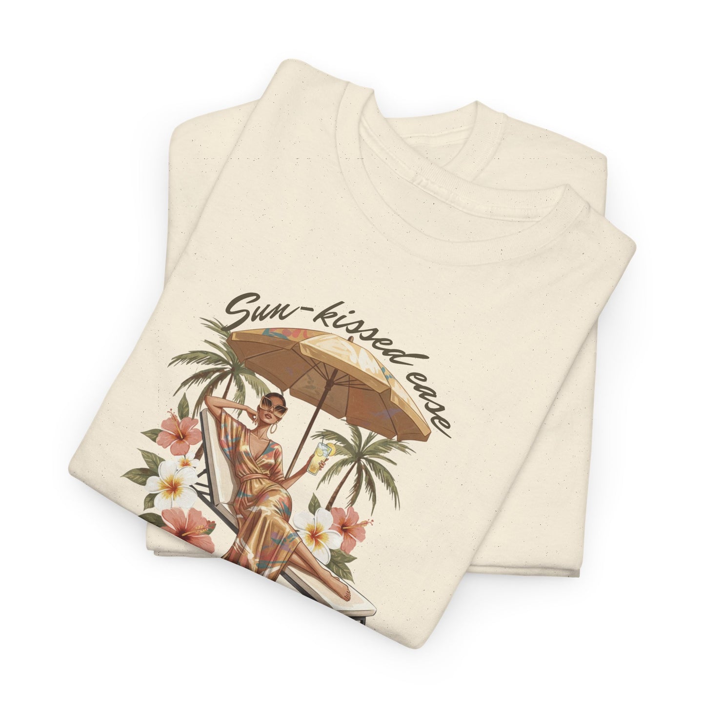 Sun-Kissed Ease Tee — Relaxed Summer Graphic T-Shirt