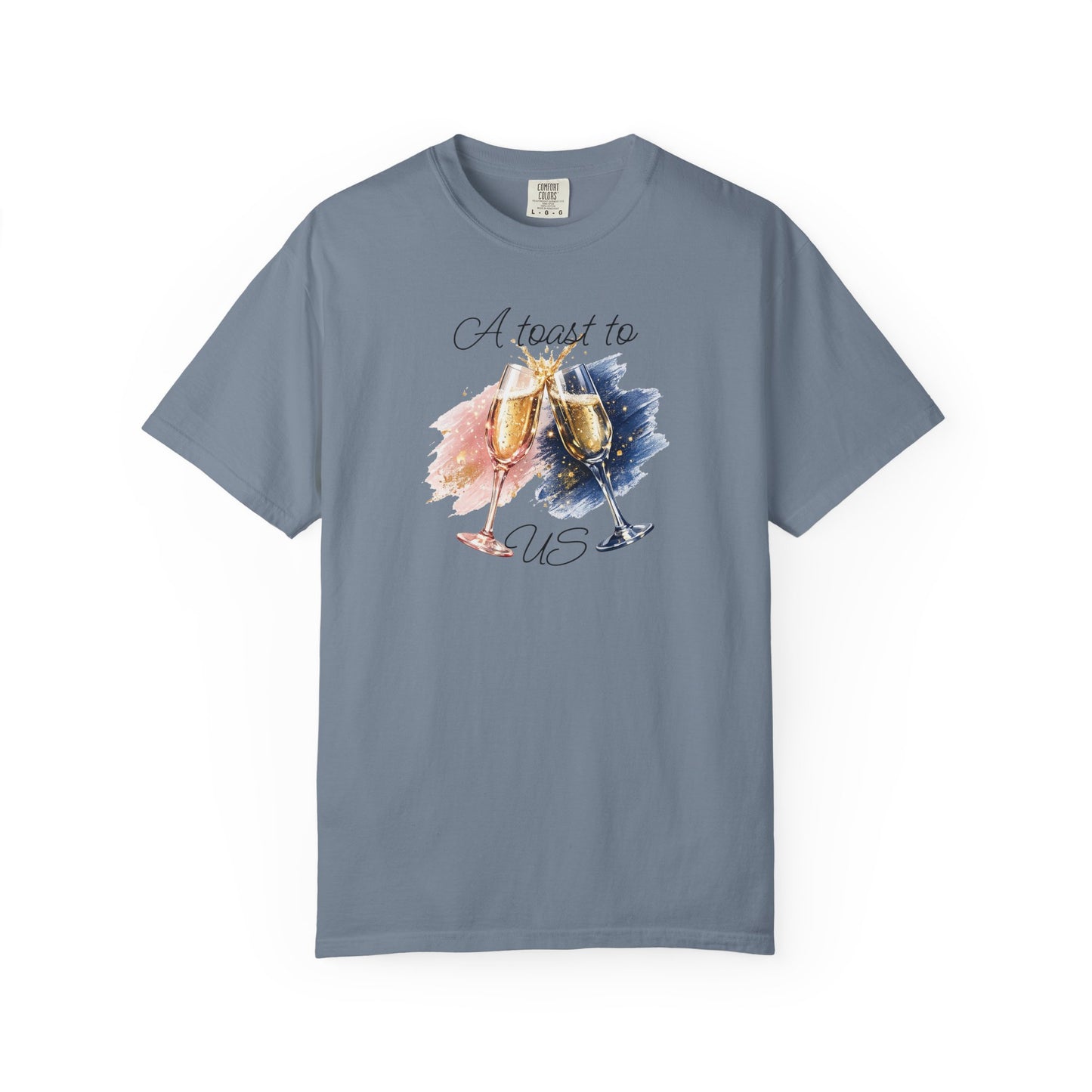 "A Toast to Us" T-Shirt —Champagne Toast Graphic Tee