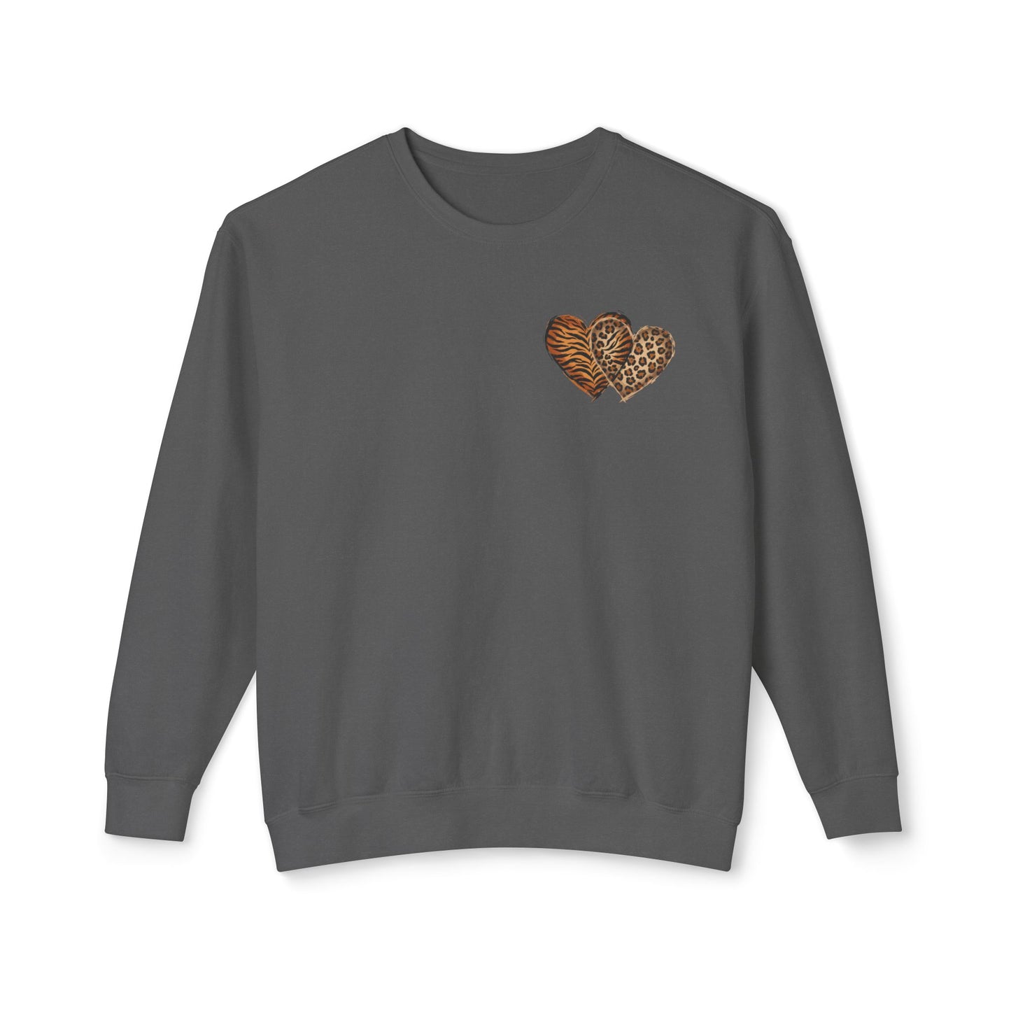Leopard Heart Crewneck Sweatshirt