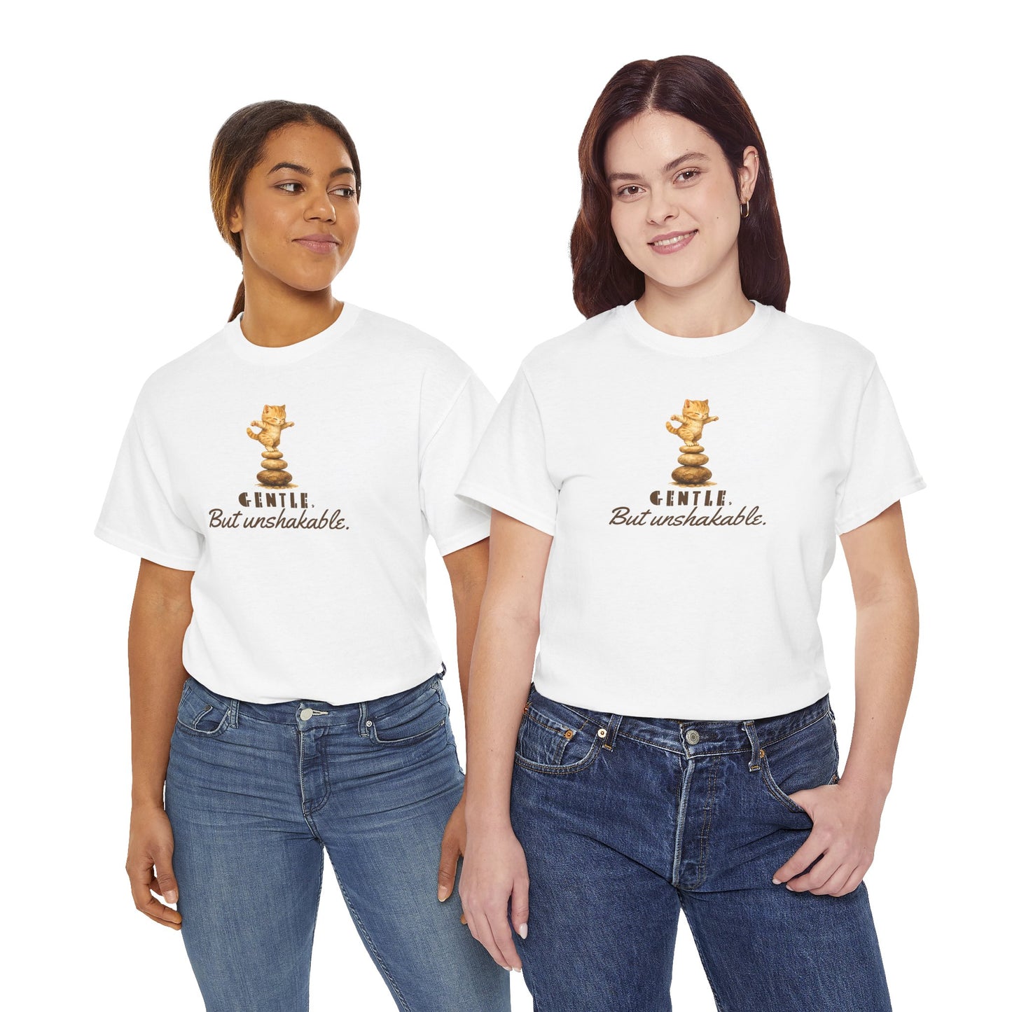 Gentle But Unshakable T-Shirt — Inspirational Quote Tee