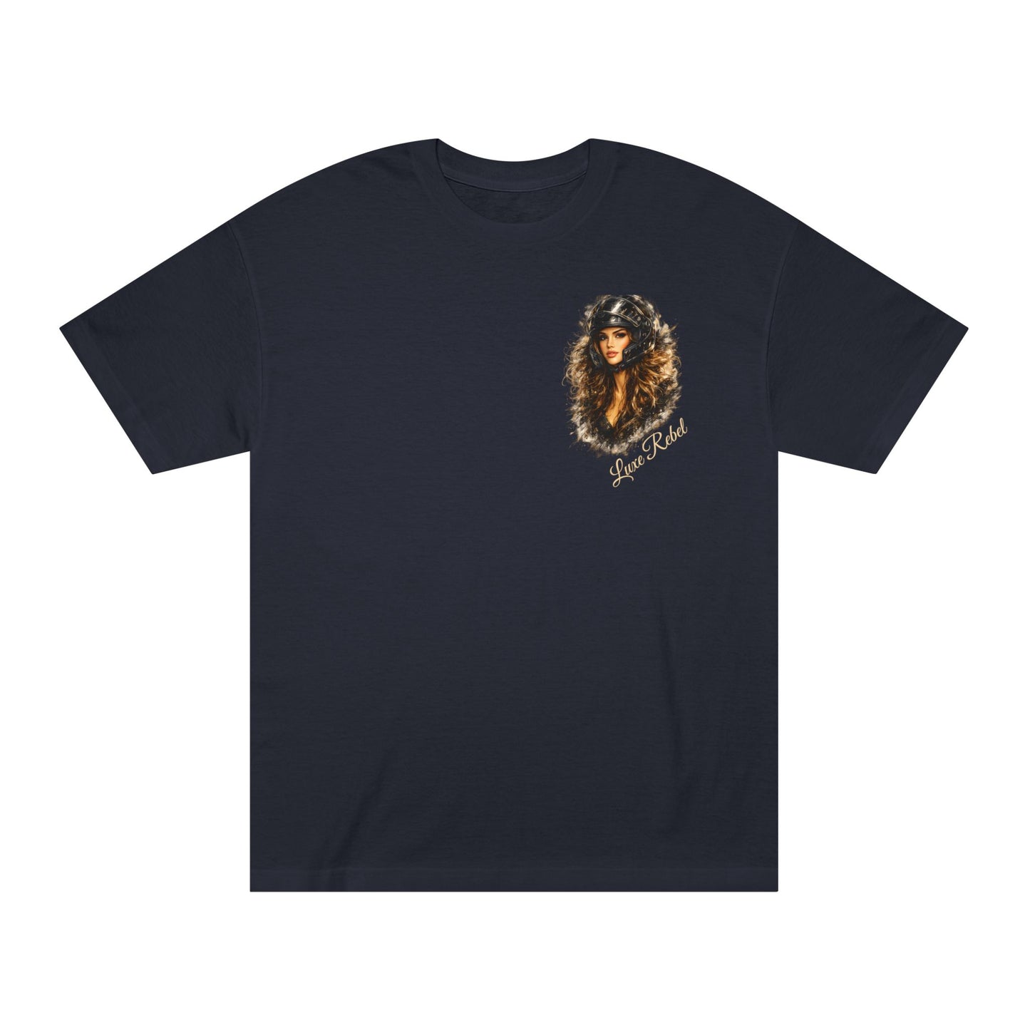Luxe Rebel Tee — "Elegance at Full Speed"